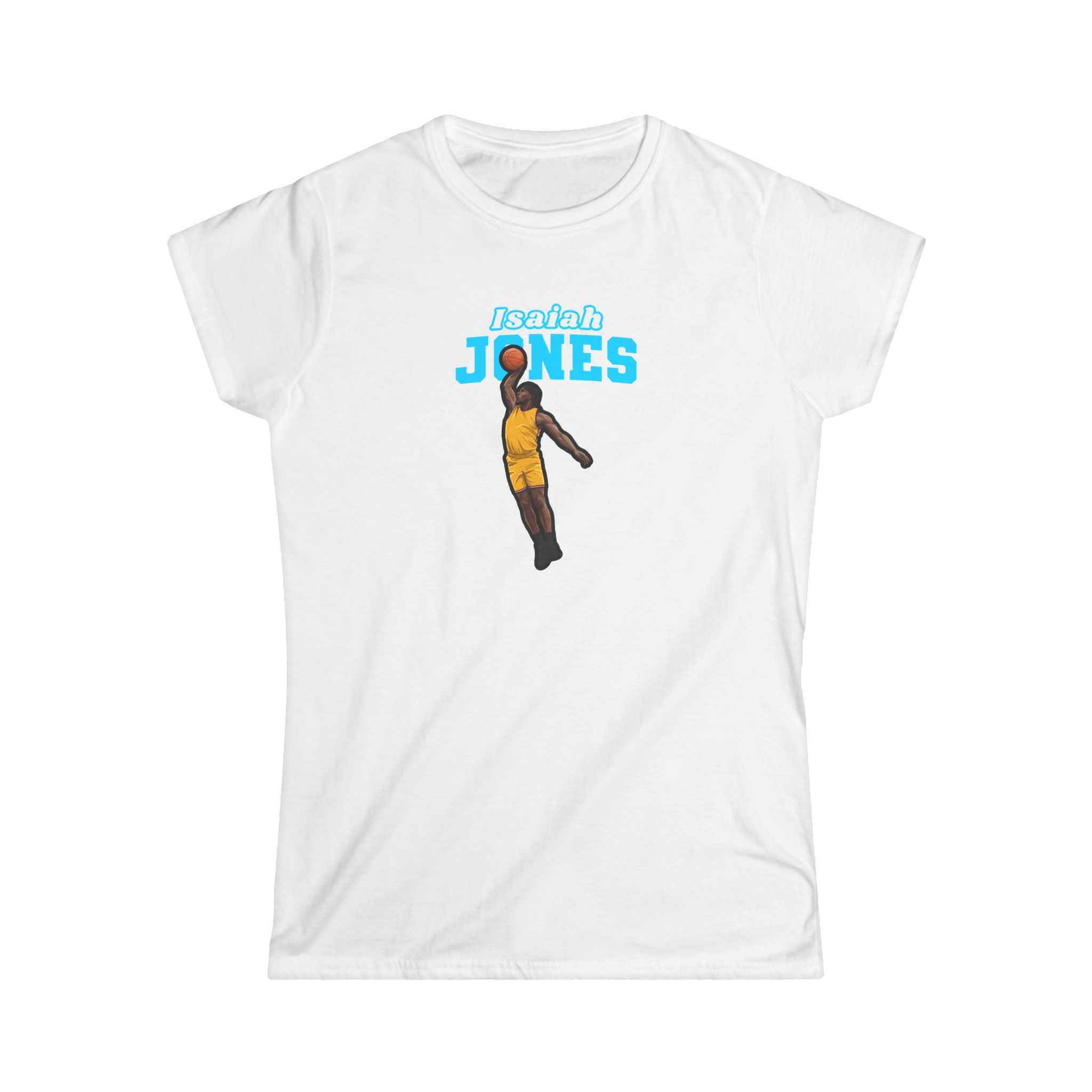 Women's Softstyle Tee — character_name_arch in White