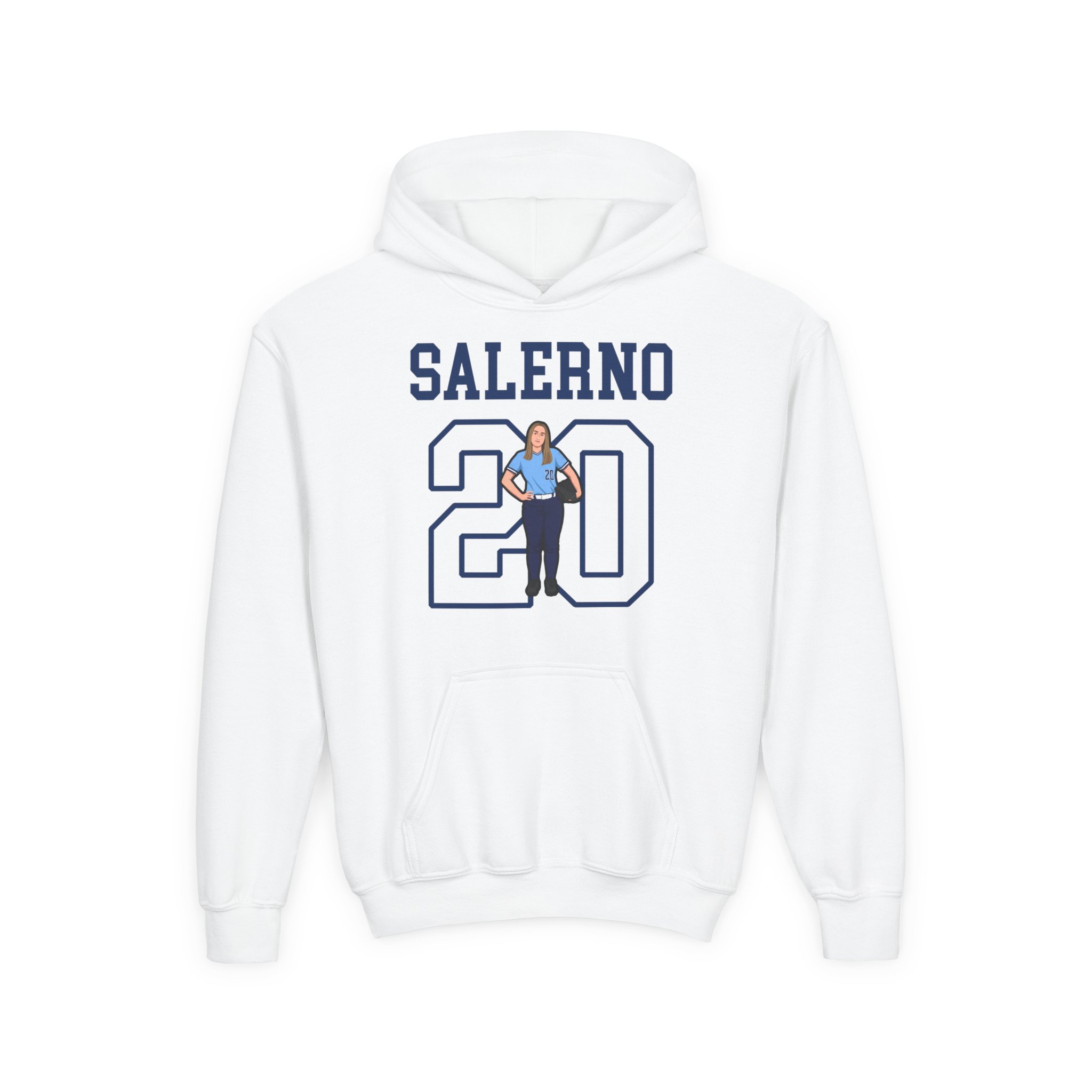 Youth Hoodie — character_shirsey in White
