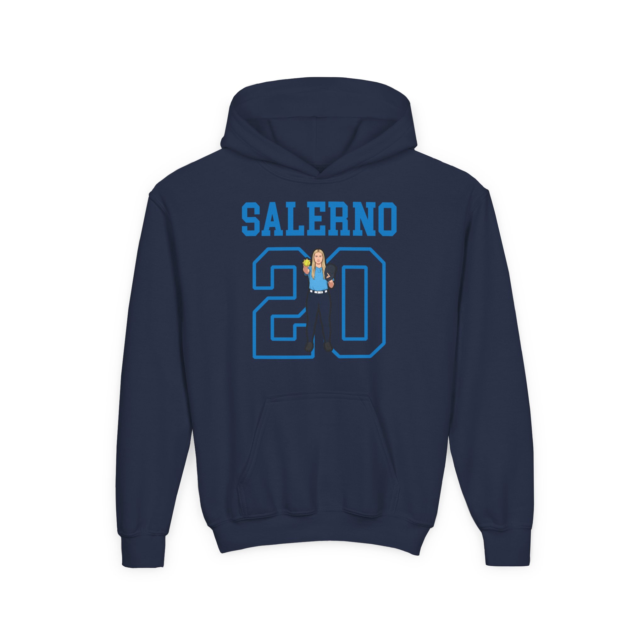 Youth Hoodie — character_shirsey in Navy