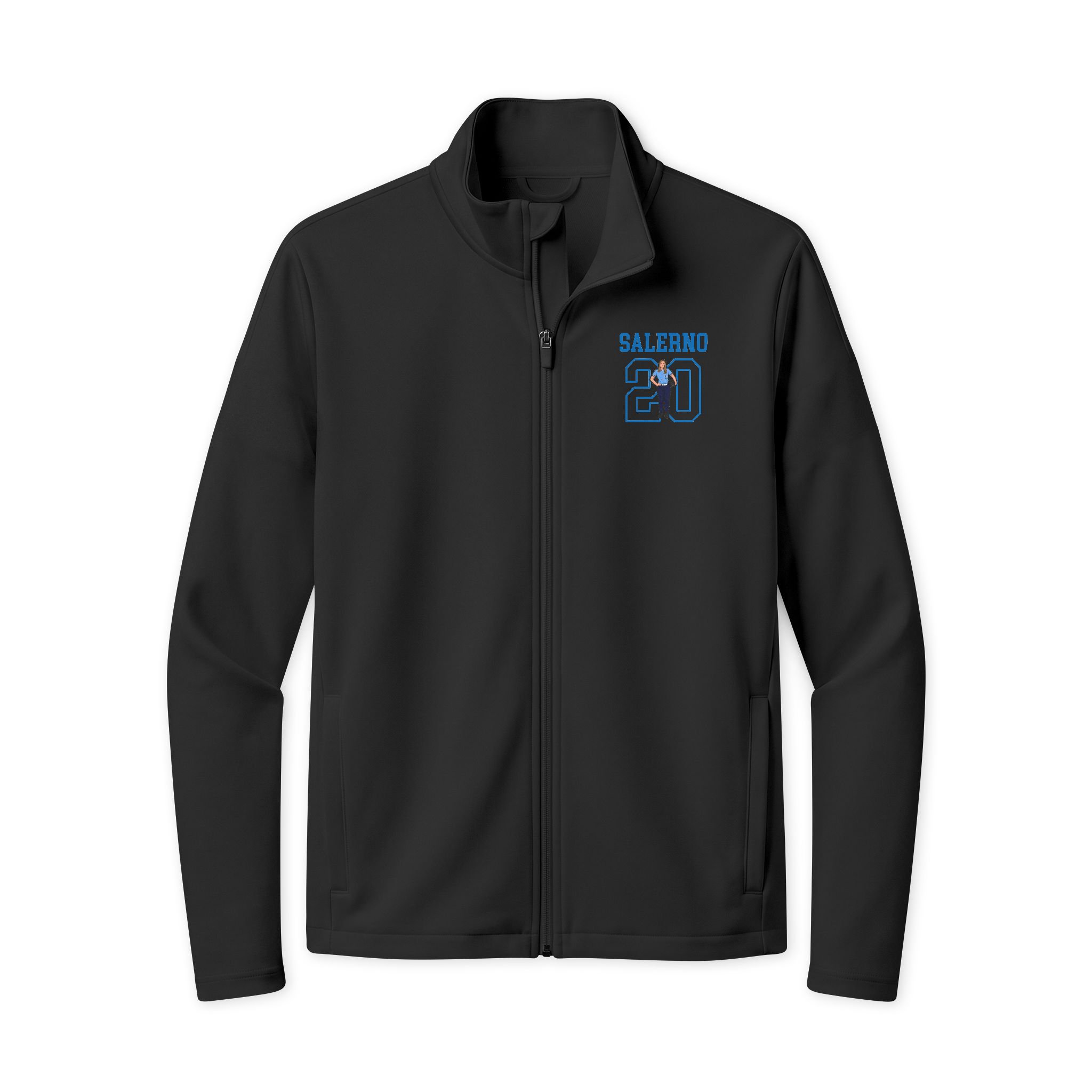 Travel Full-Zip Jacket — character_shirsey in Black/ Black
