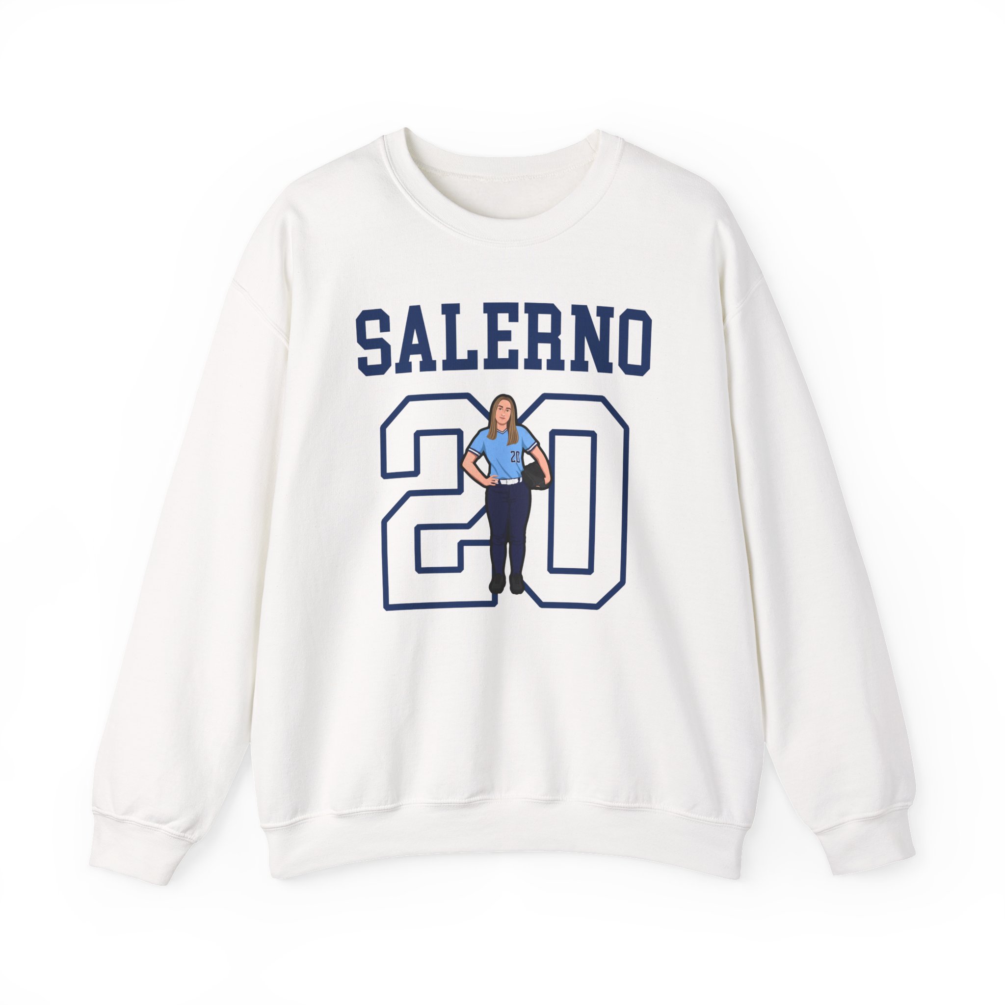 Crewneck Sweatshirt — character_shirsey in White