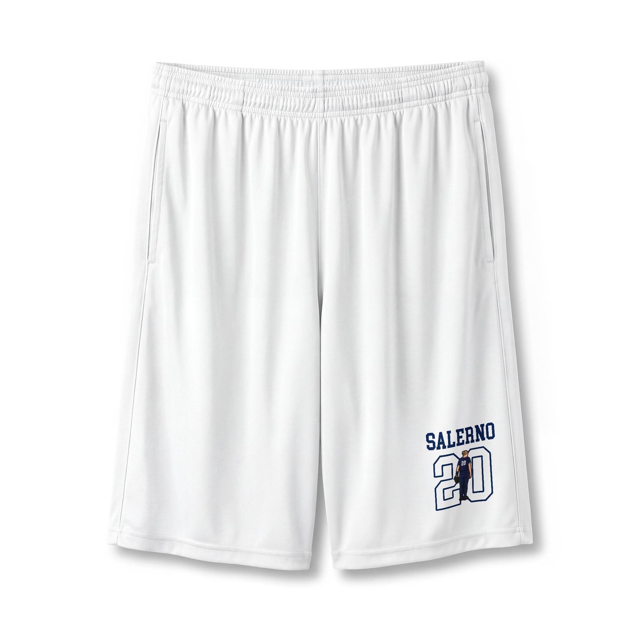Shorts — character_shirsey in White