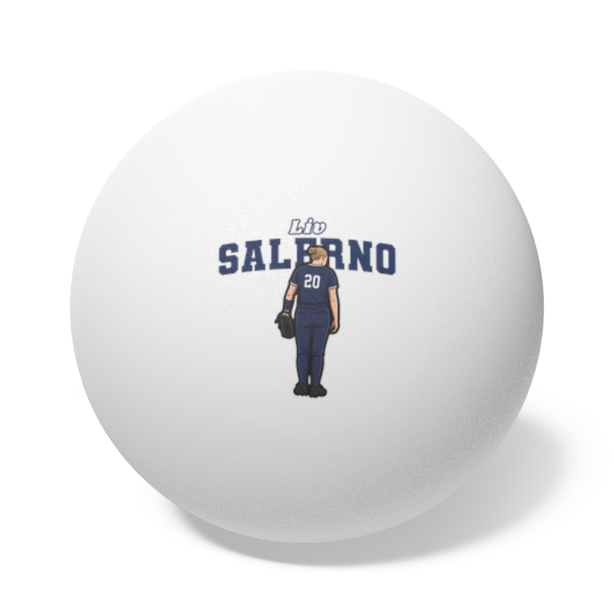 Ping Pong Balls, 6 pcs — character_name_arch in White
