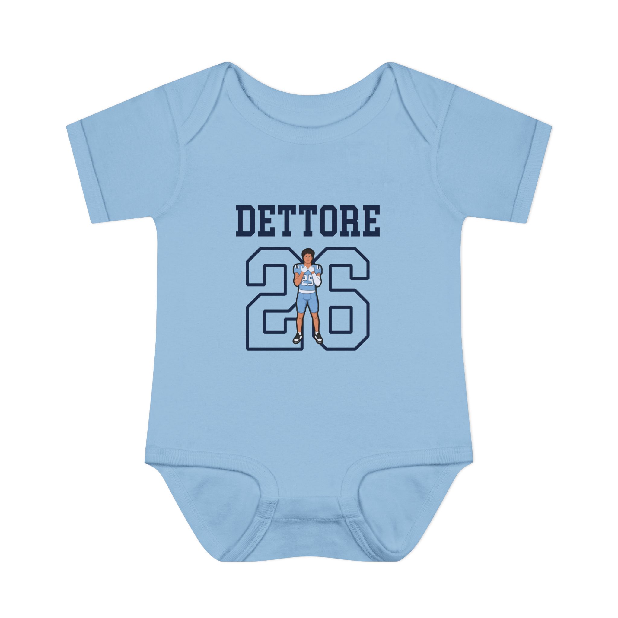 Baby Onesie — character_shirsey in Light Blue