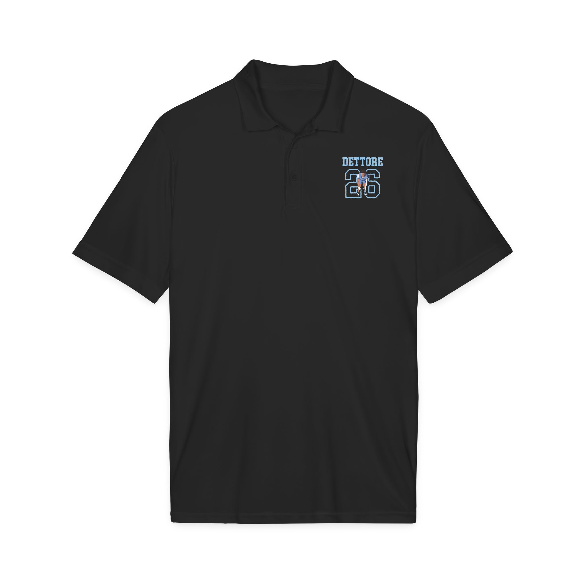 Polo — character_shirsey in Black