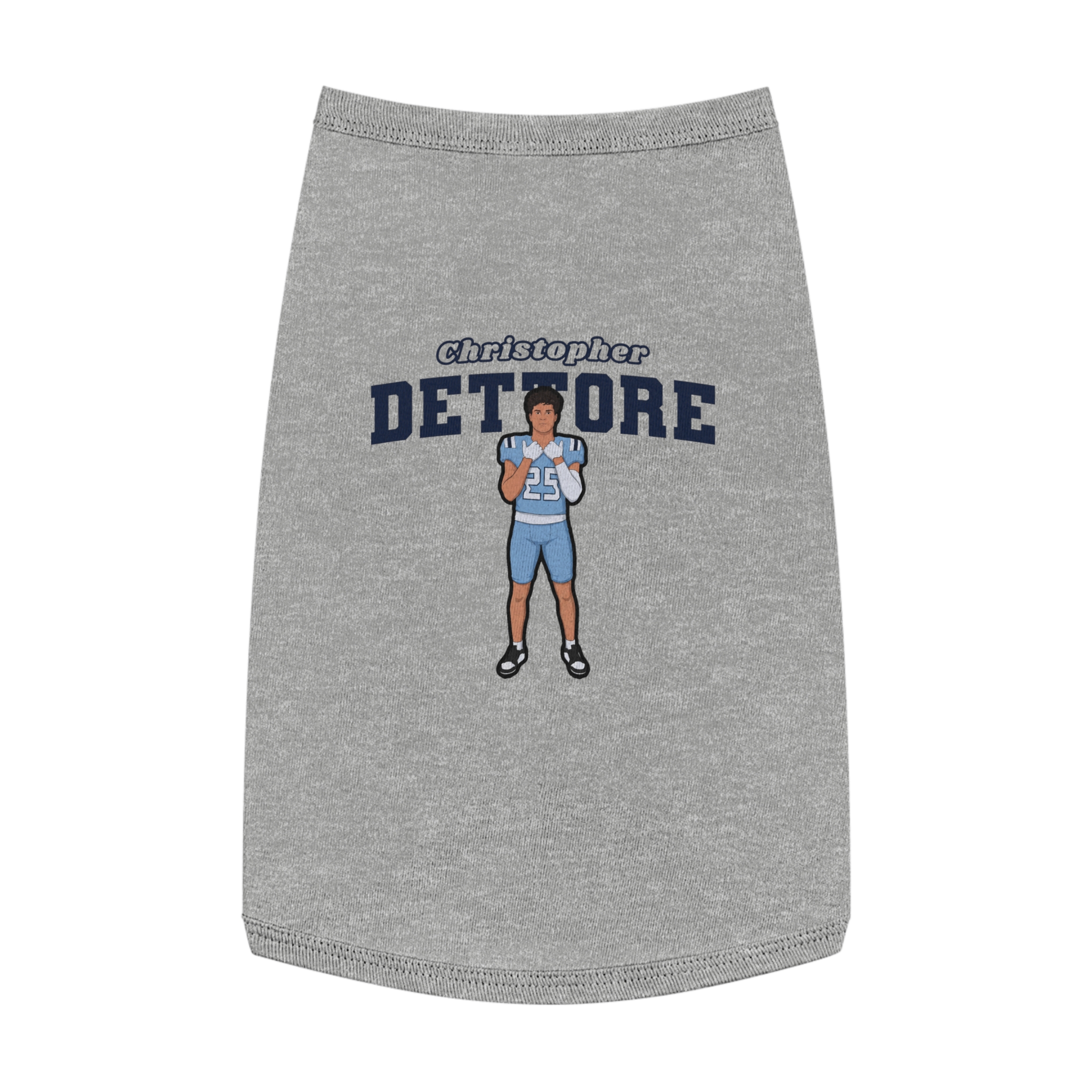 Pet Tank Top — character_name_arch in White