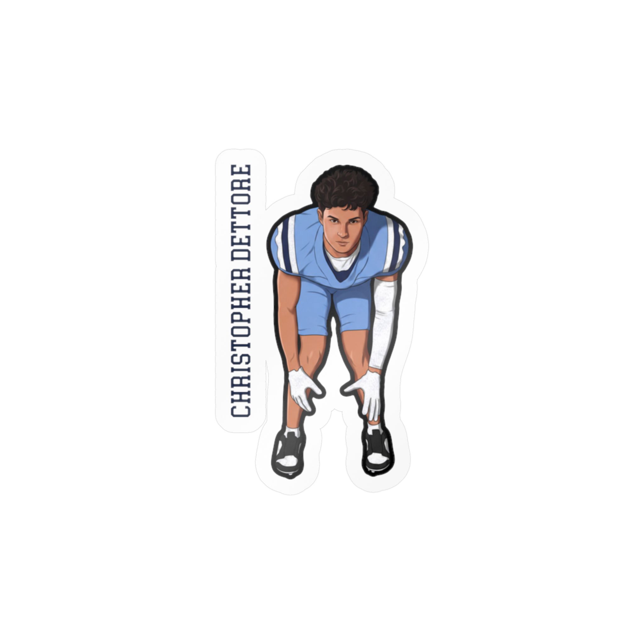 Vinyl Sticker — character_name_vertical in Classic