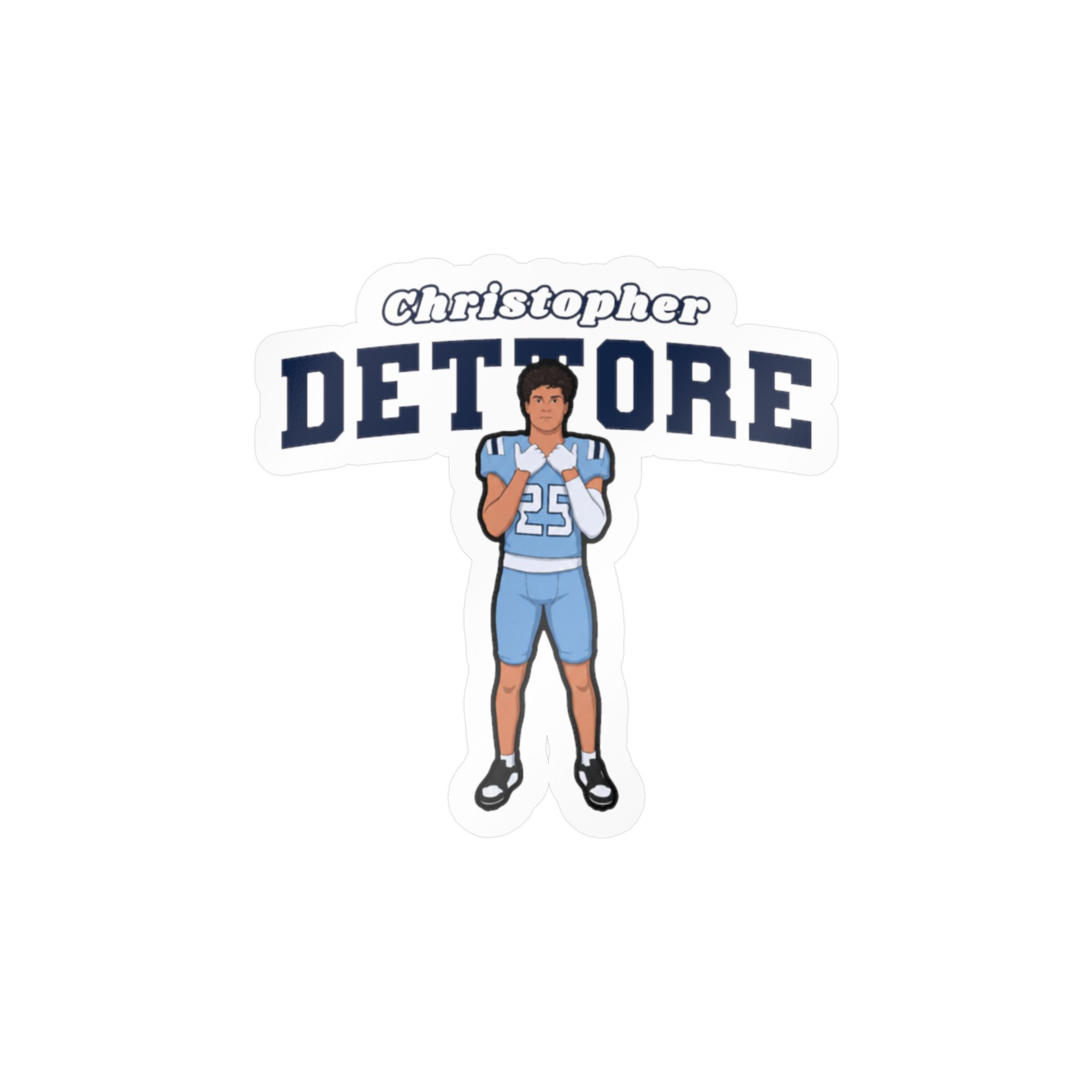 Vinyl Sticker — character_name_arch in Classic