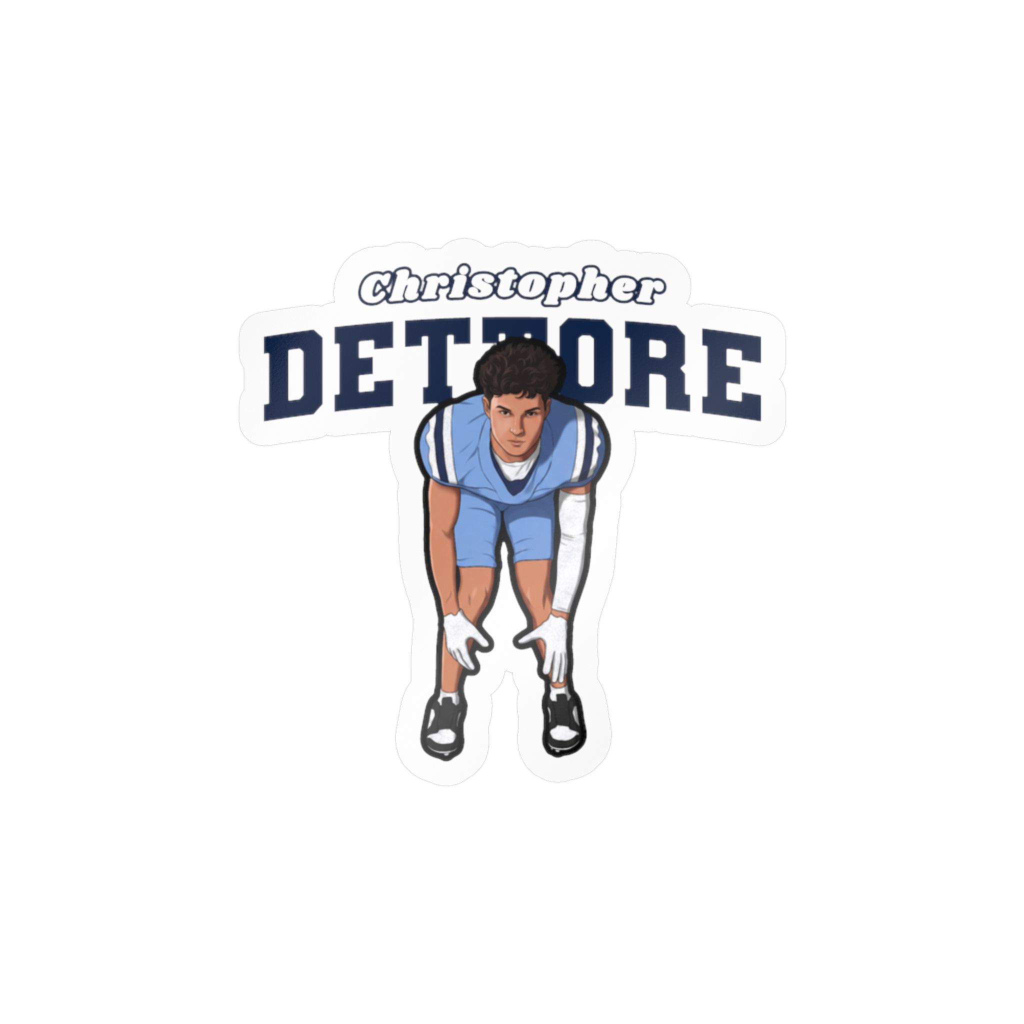 Vinyl Sticker — character_name_arch in Classic