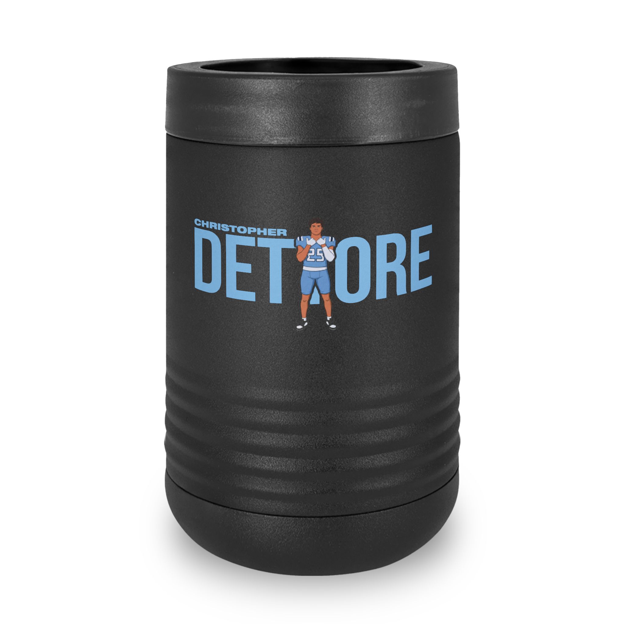 Stainless Can Cooler — character_player_name in Black