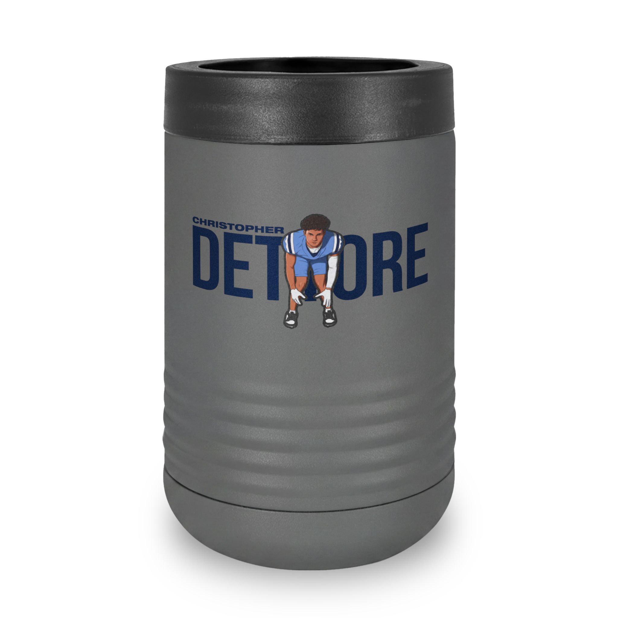 Stainless Can Cooler — character_player_name in Grey