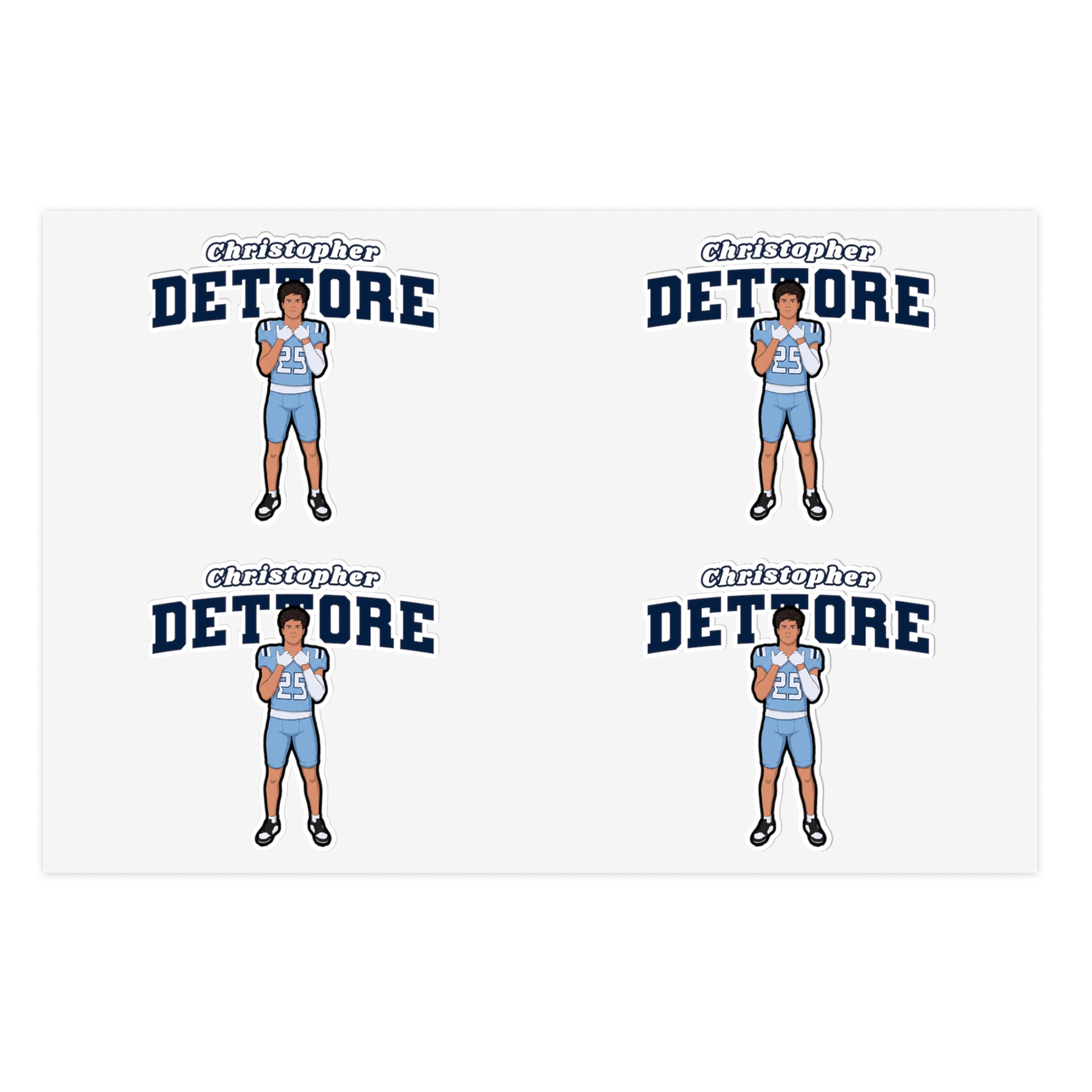 Sticker Sheet — character_name_arch in Classic