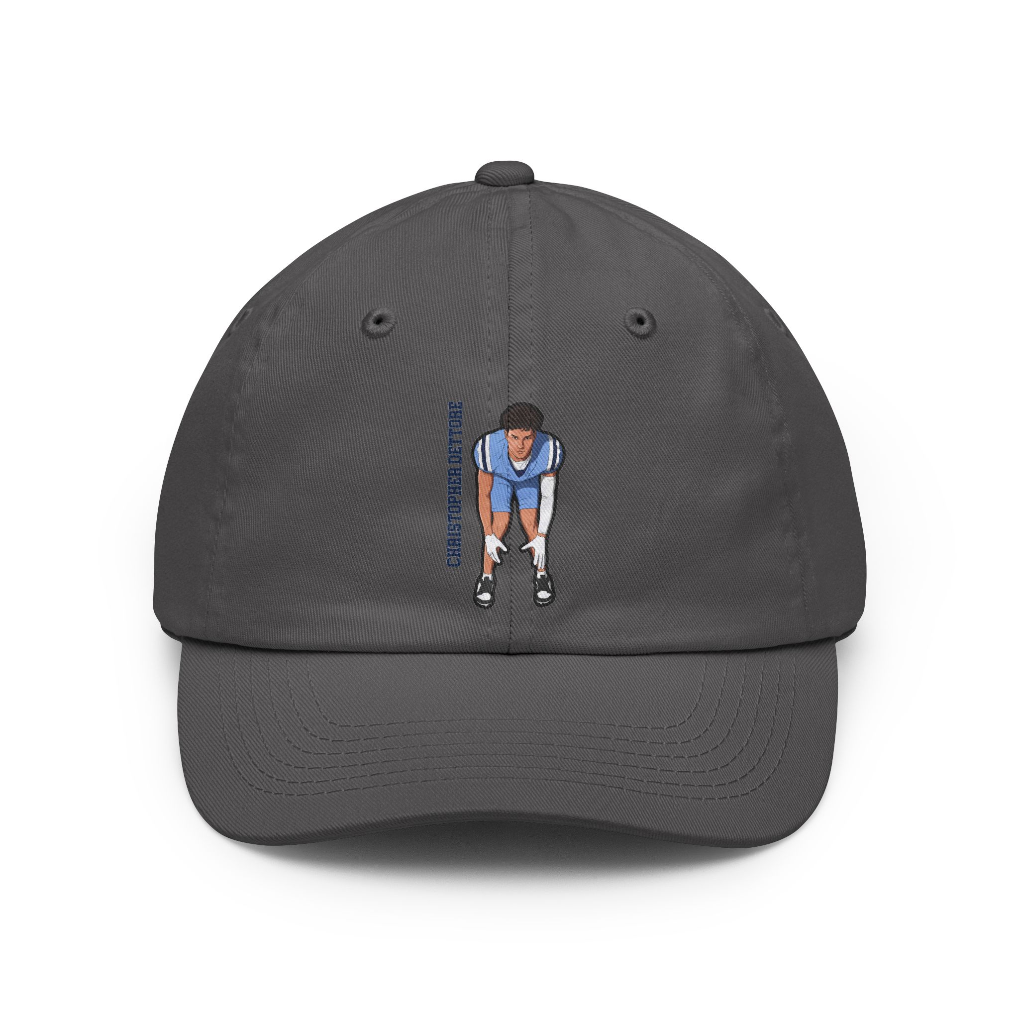 Classic Cap — character_name_vertical in Grey