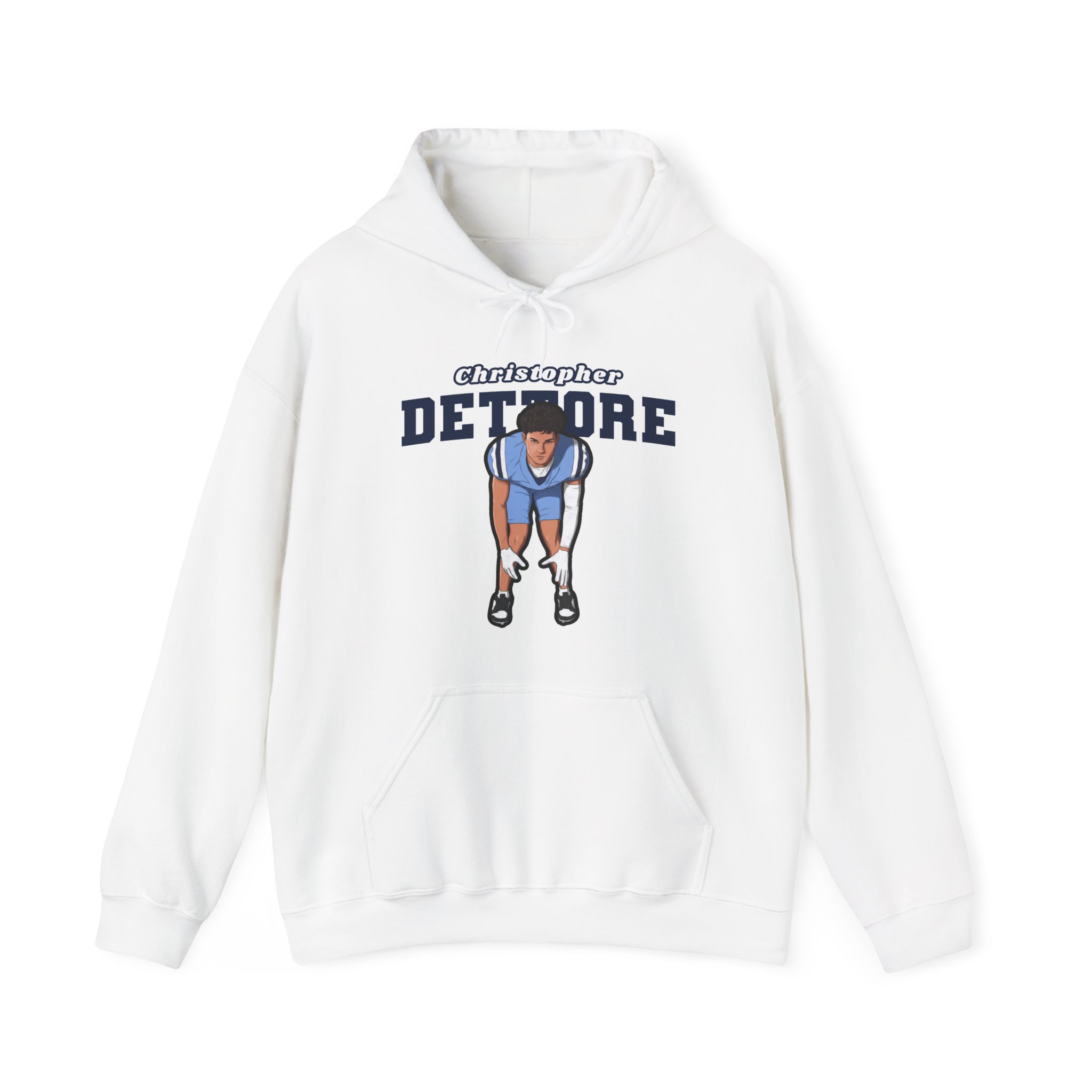 Hoodie — character_name_arch in White