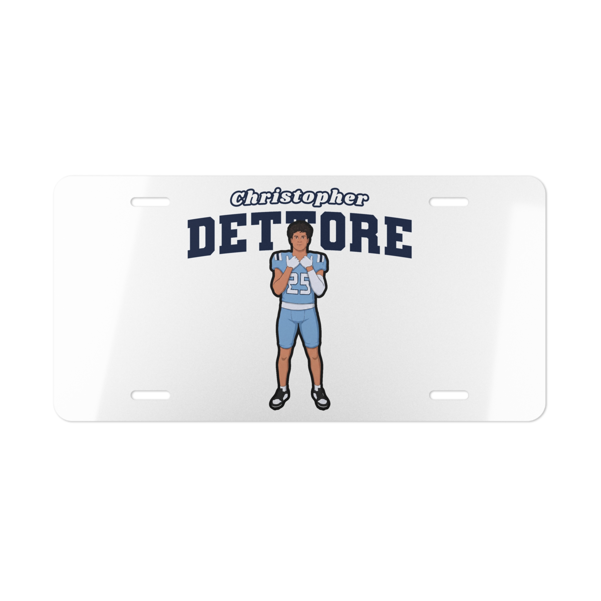 License Plate — character_name_arch in Classic