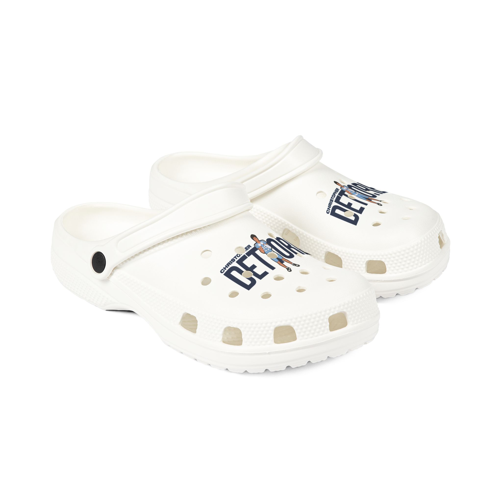 Rubber Clogs — character_player_name in White
