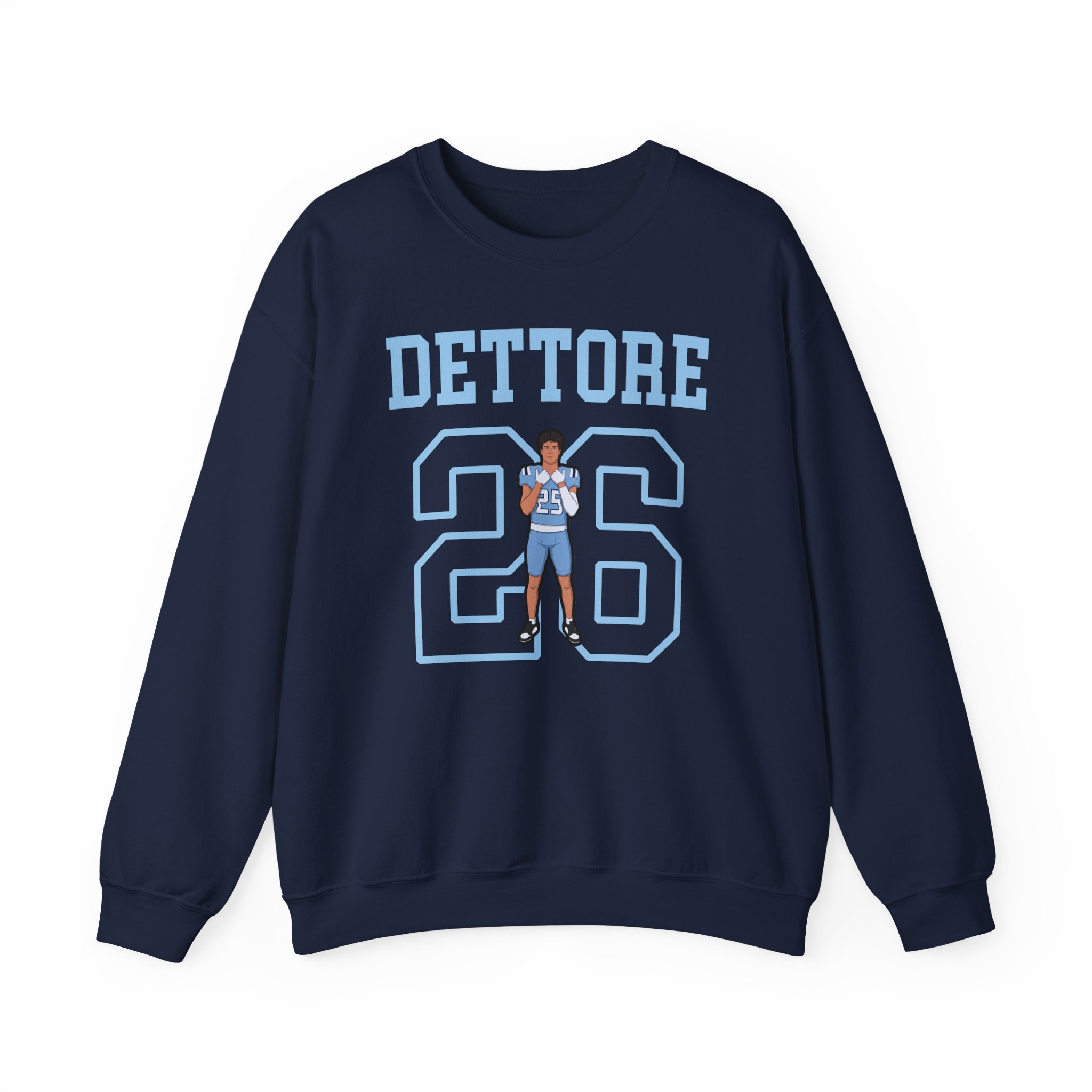 Crewneck Sweatshirt — character_shirsey in Navy