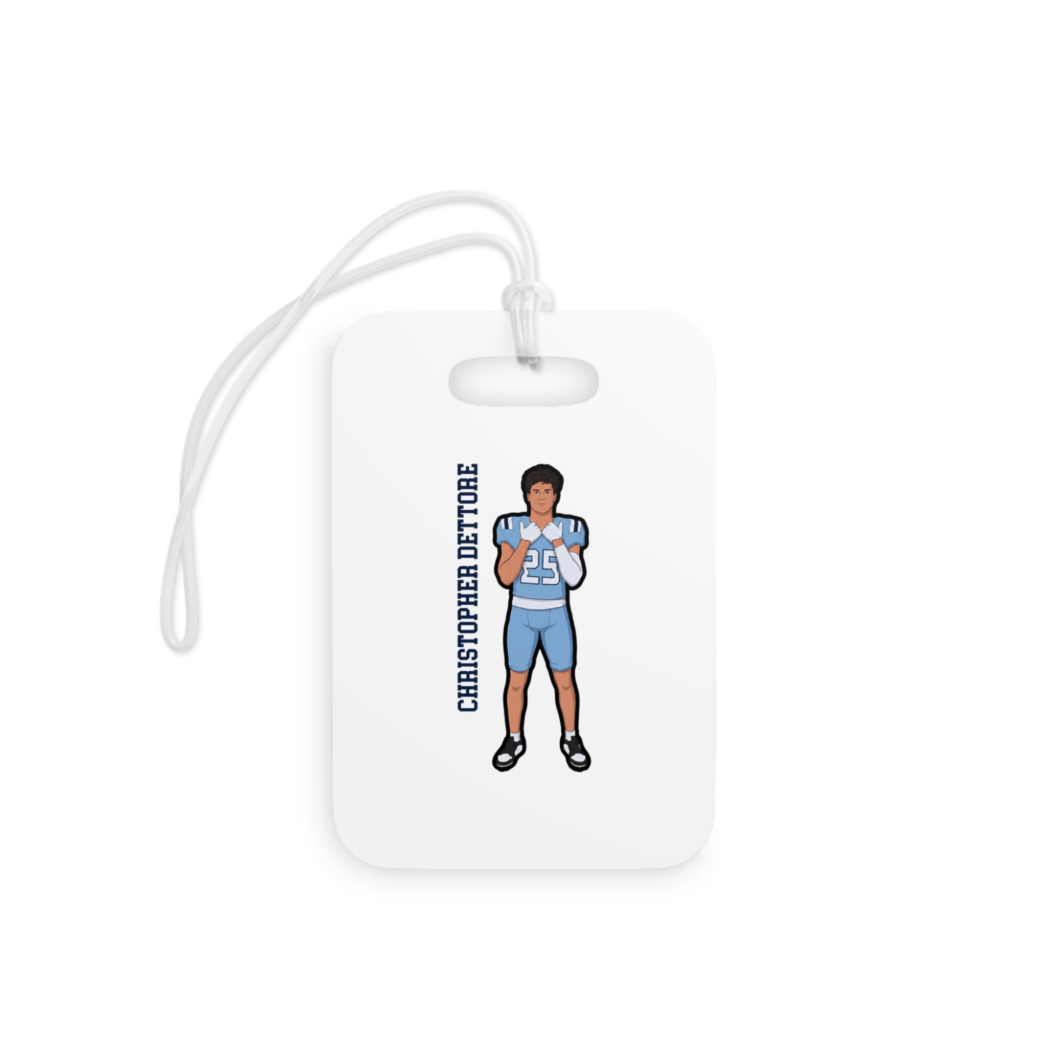Bag Tag — character_name_vertical in Classic