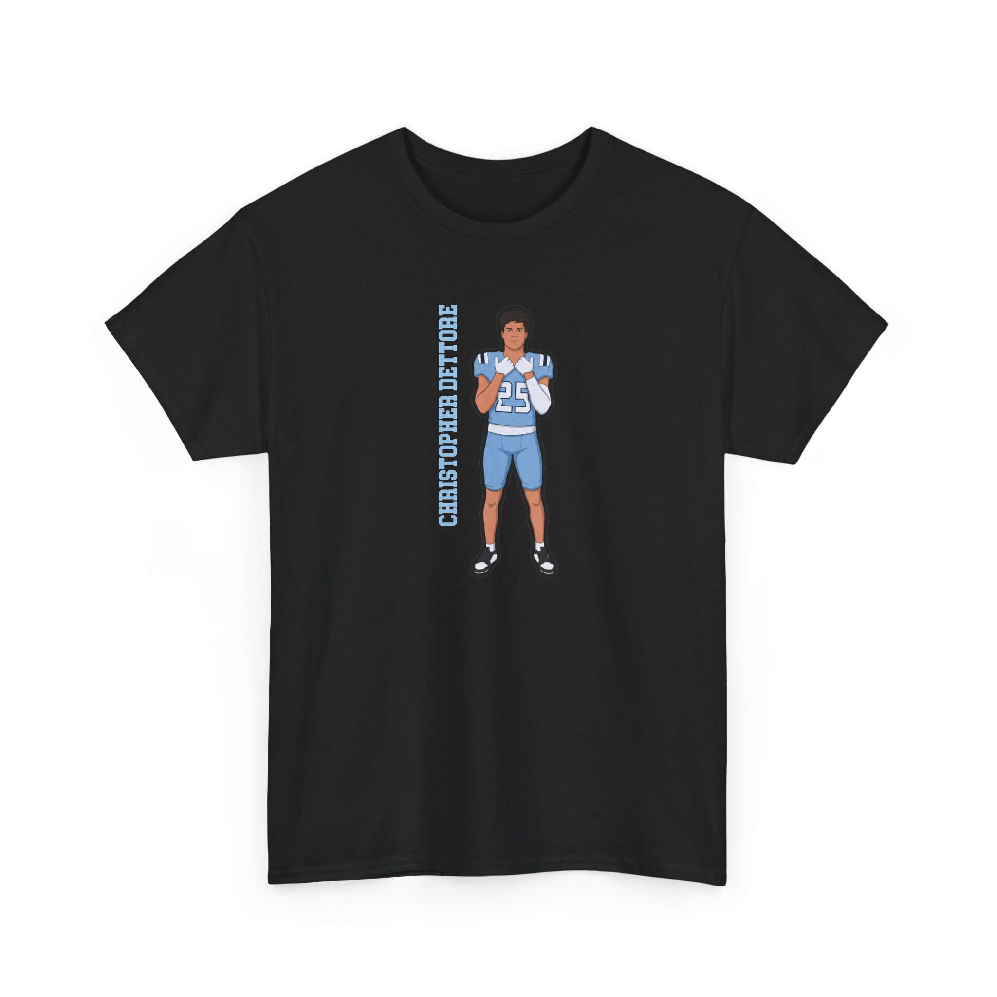 Tee — character_name_vertical in Black