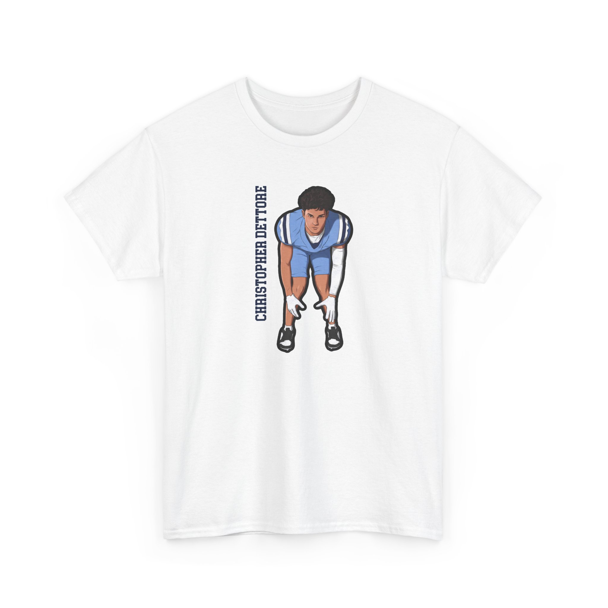 Tee — character_name_vertical in White