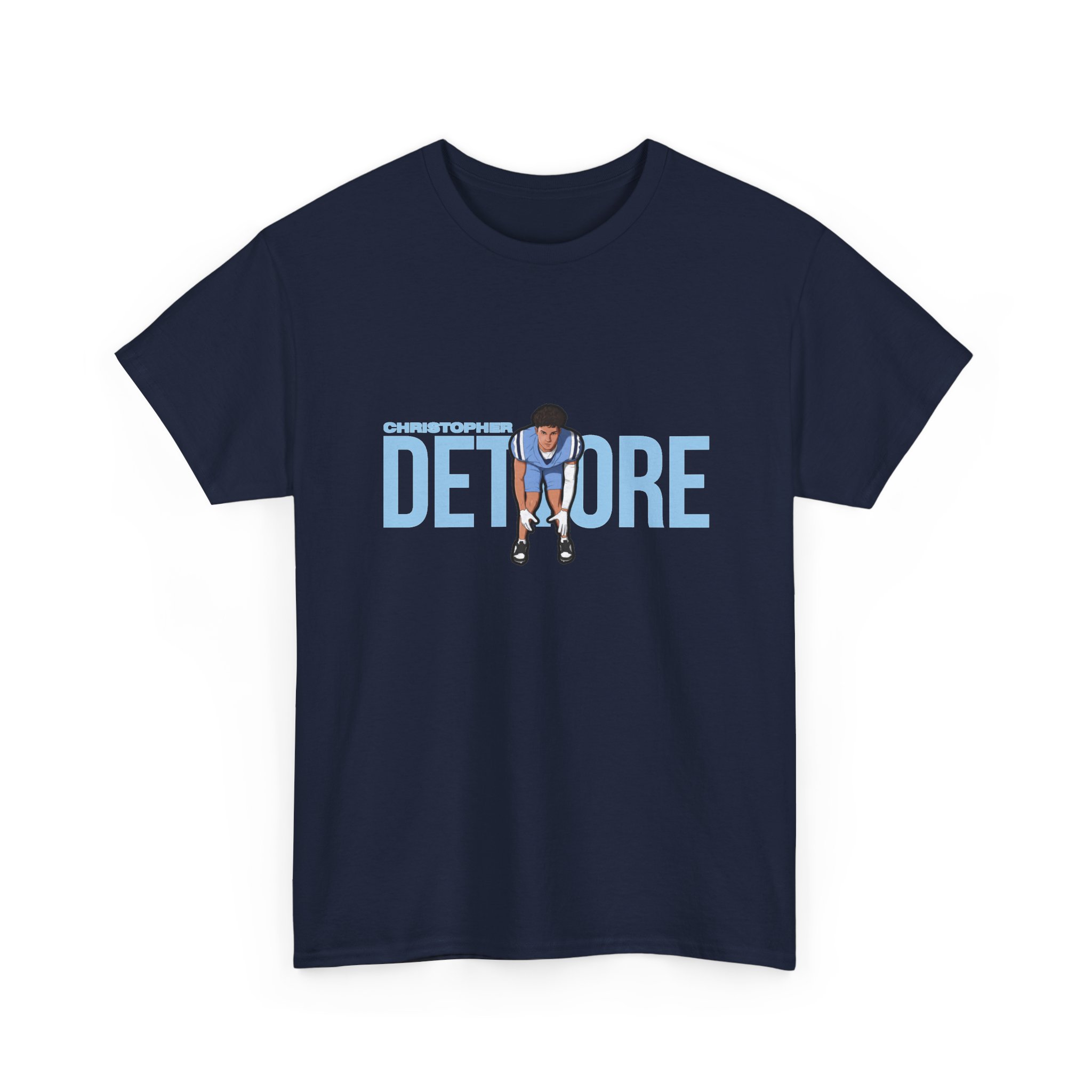 Tee — character_player_name in Navy