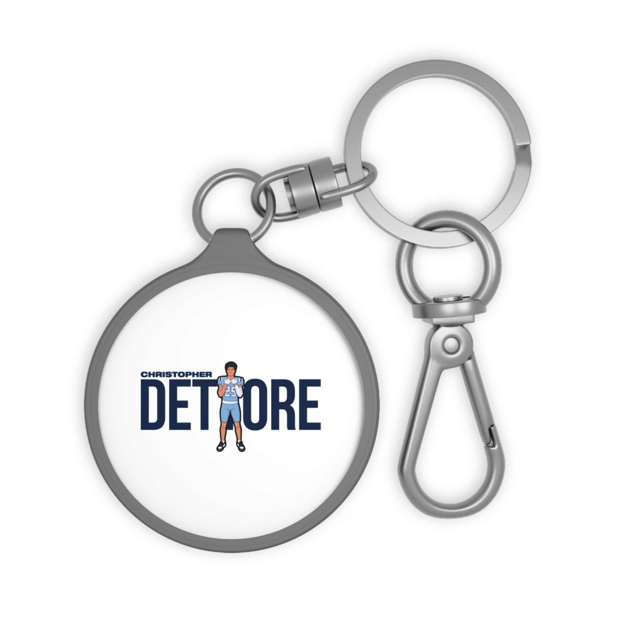 Keychain — character_player_name in Grey