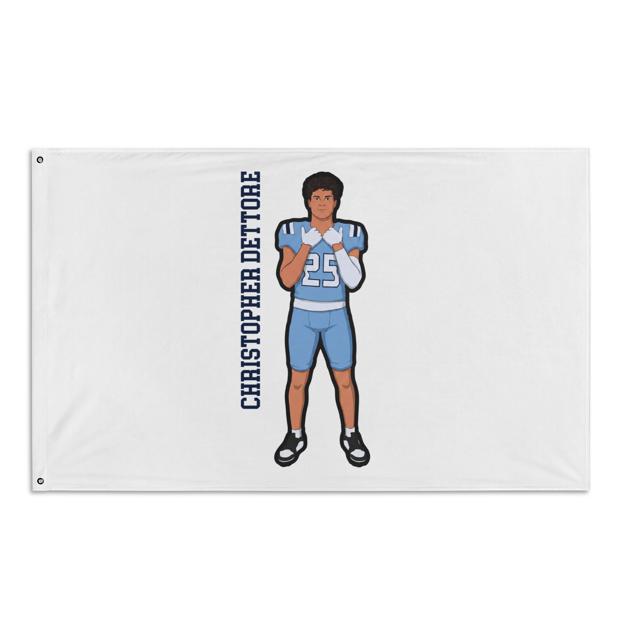 Flag (35 × 56 in) — character_name_vertical in Classic