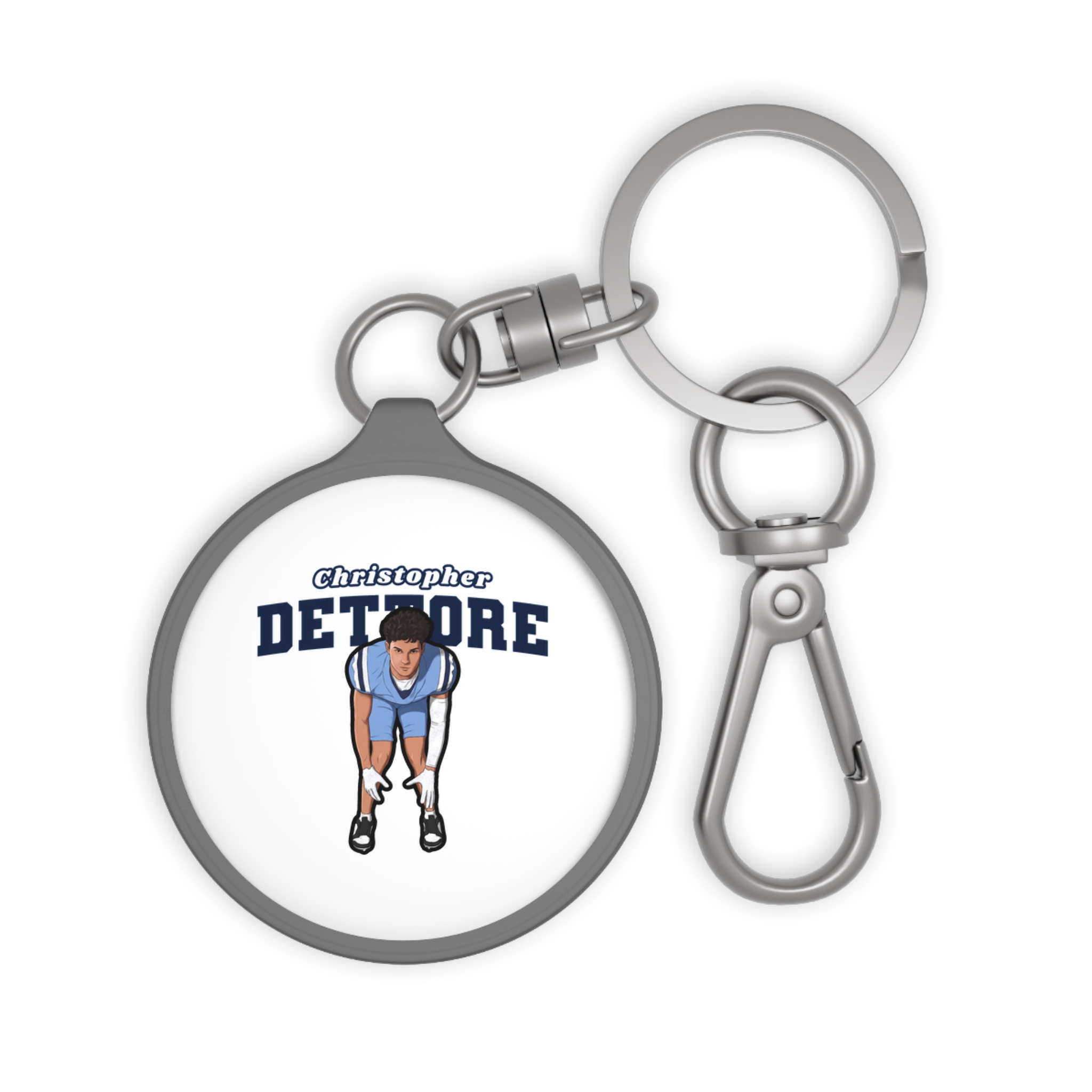 Keychain — character_name_arch in Grey