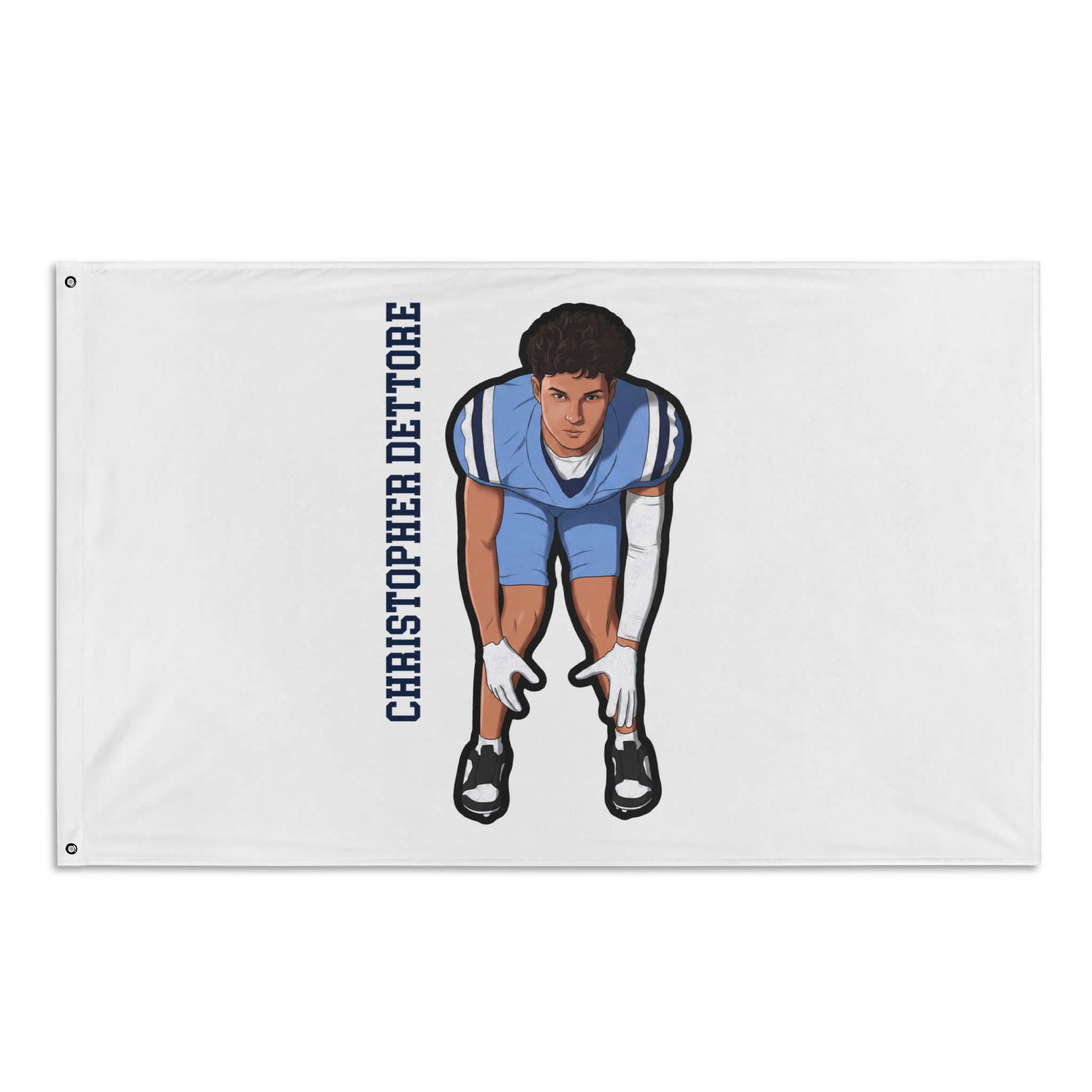 Flag (35 × 56 in) — character_name_vertical in Classic