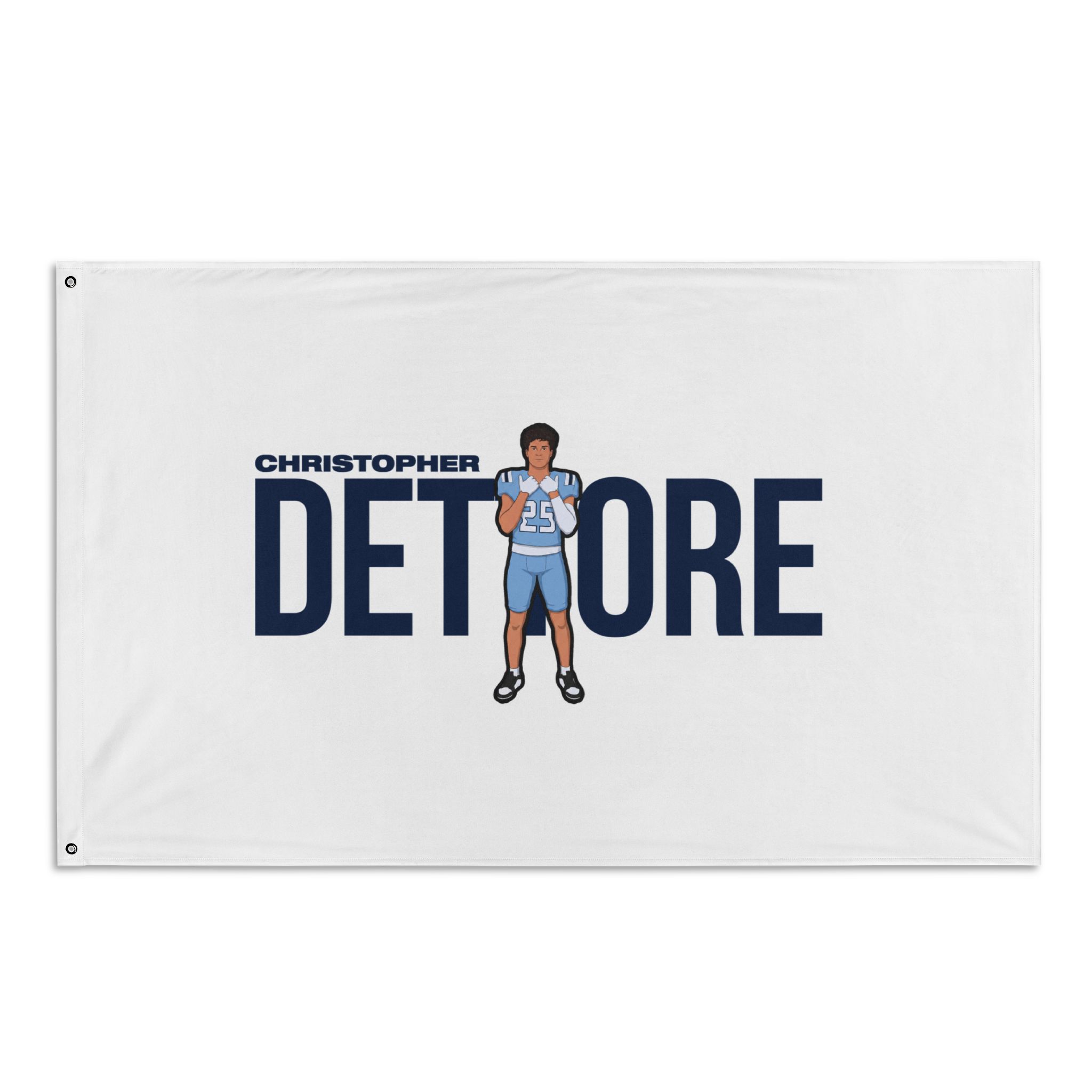 Flag (35 × 56 in) — character_player_name in Classic