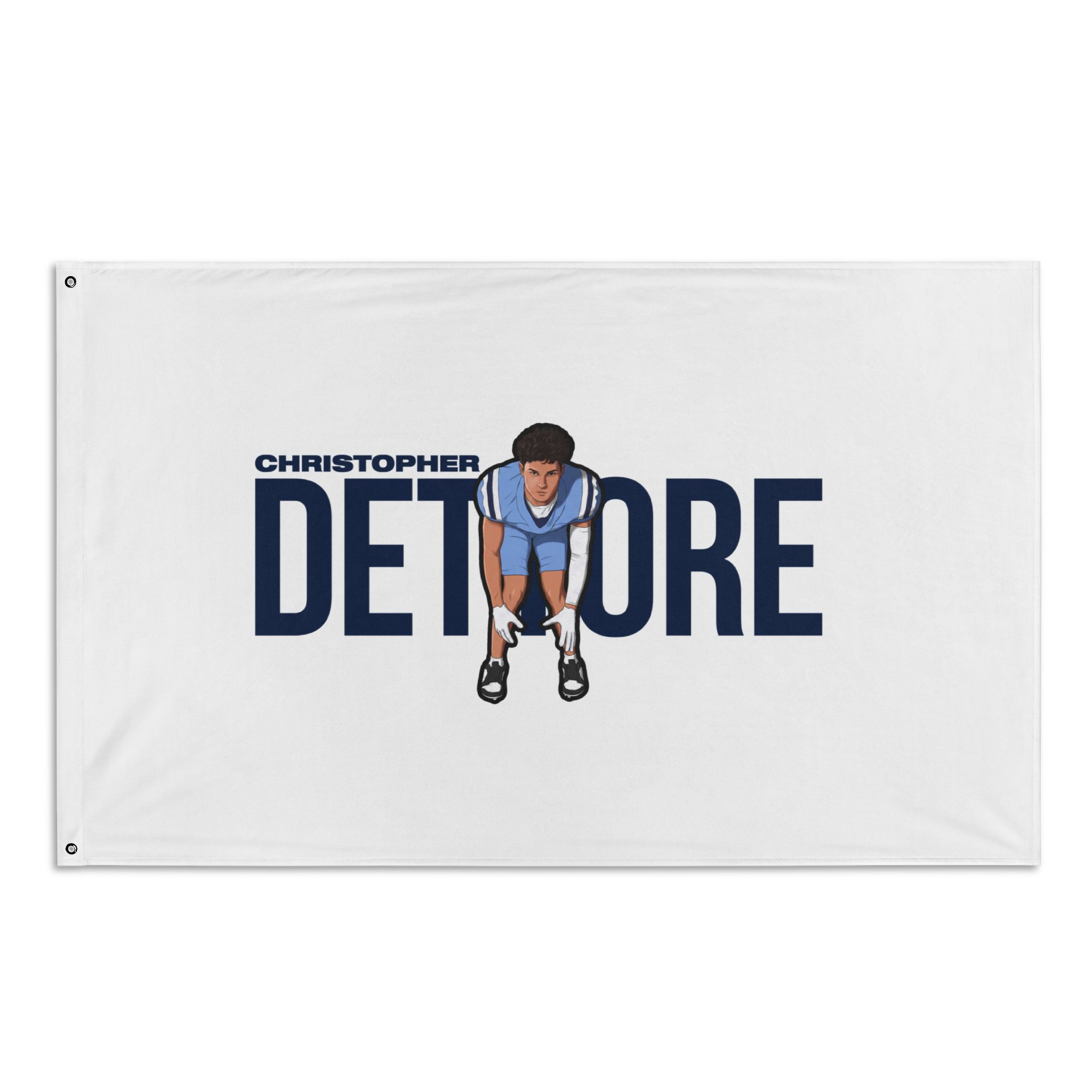 Flag (35 × 56 in) — character_player_name in Classic
