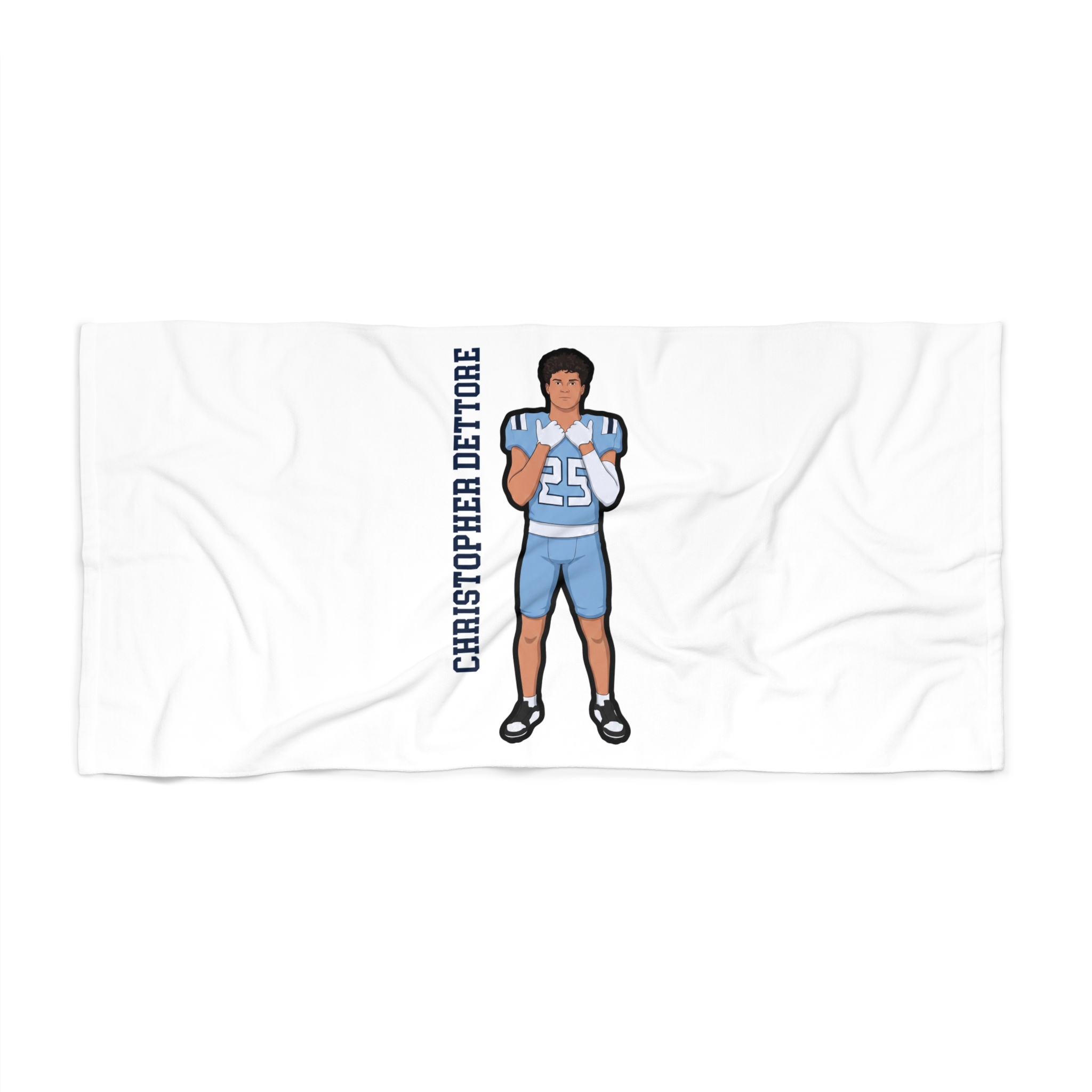 Beach Towel — character_name_vertical in Classic