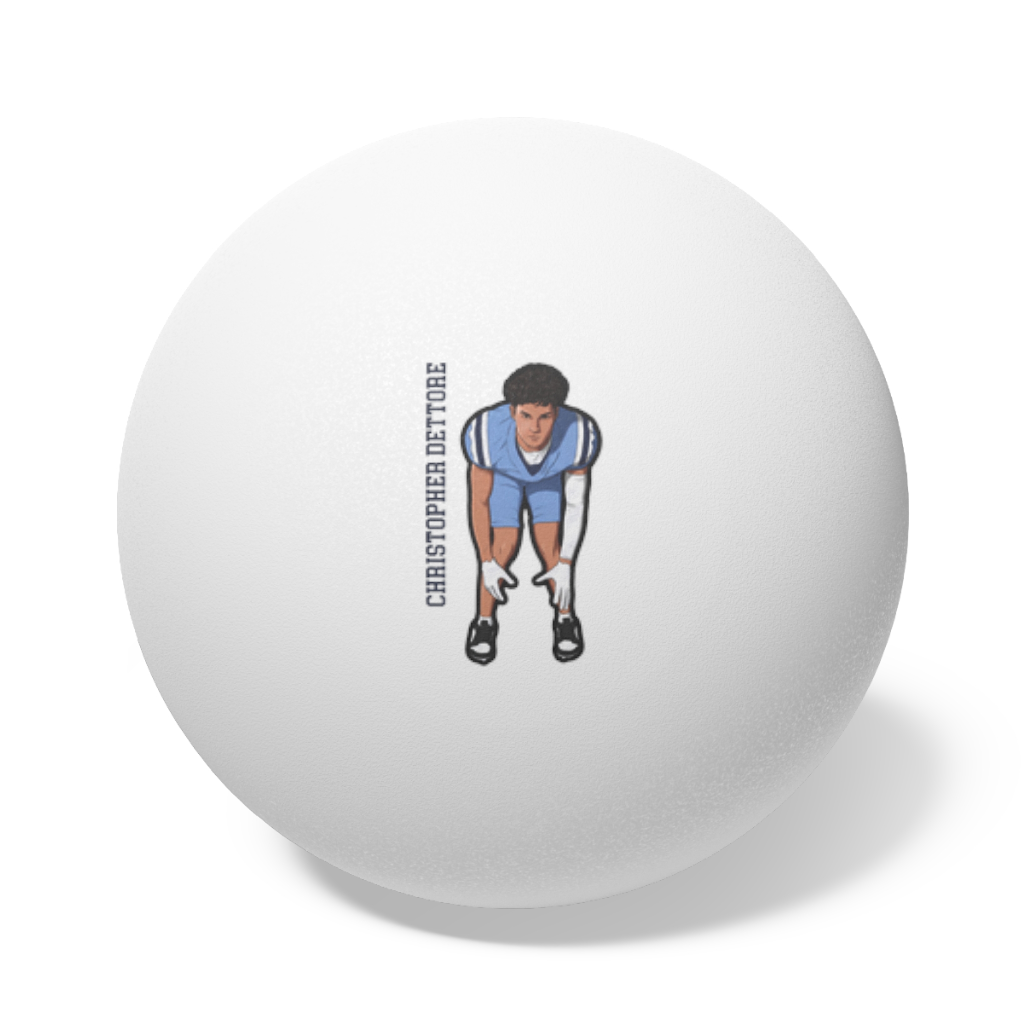 Ping Pong Balls, 6 pcs — character_name_vertical in White