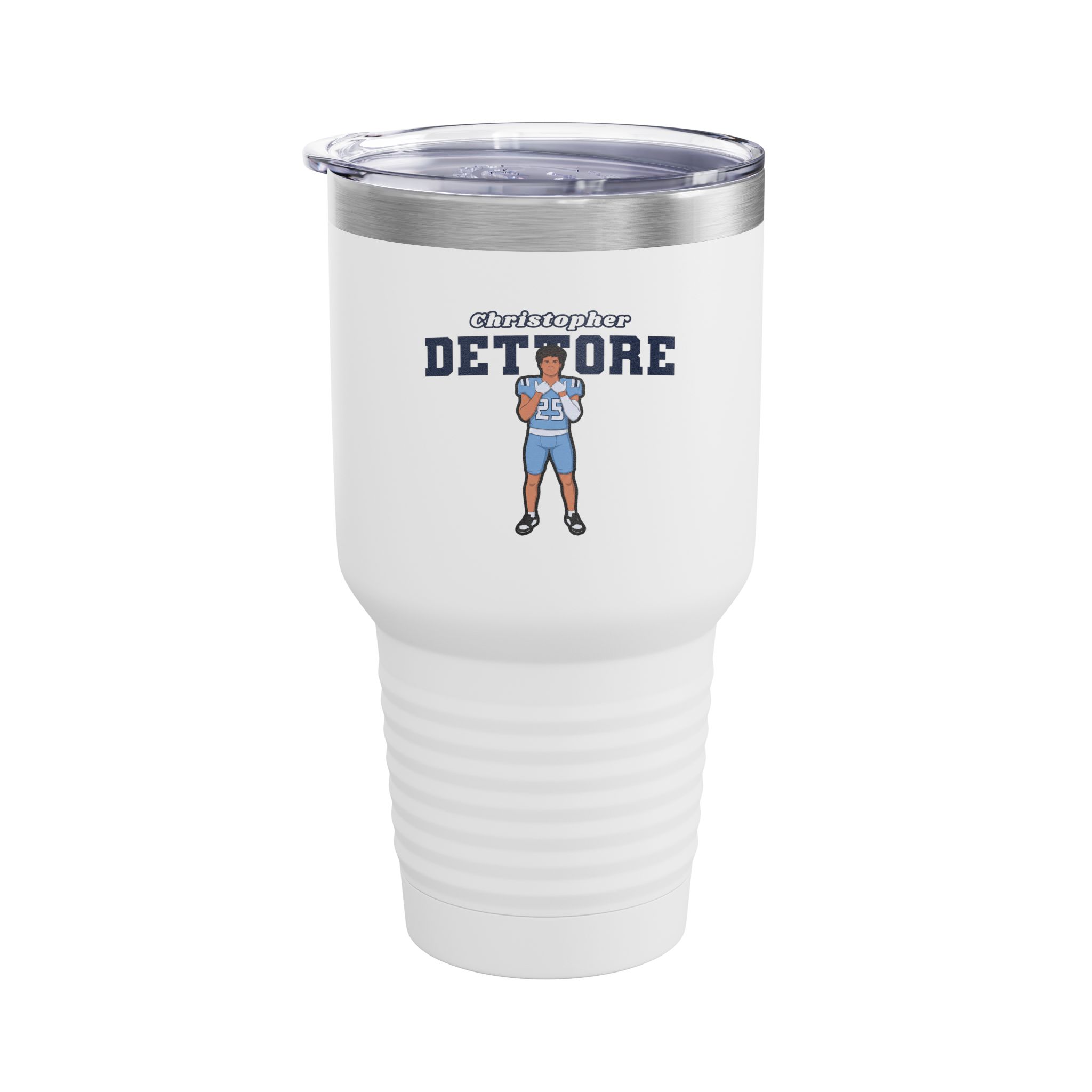 30oz Tumbler — character_name_arch in White