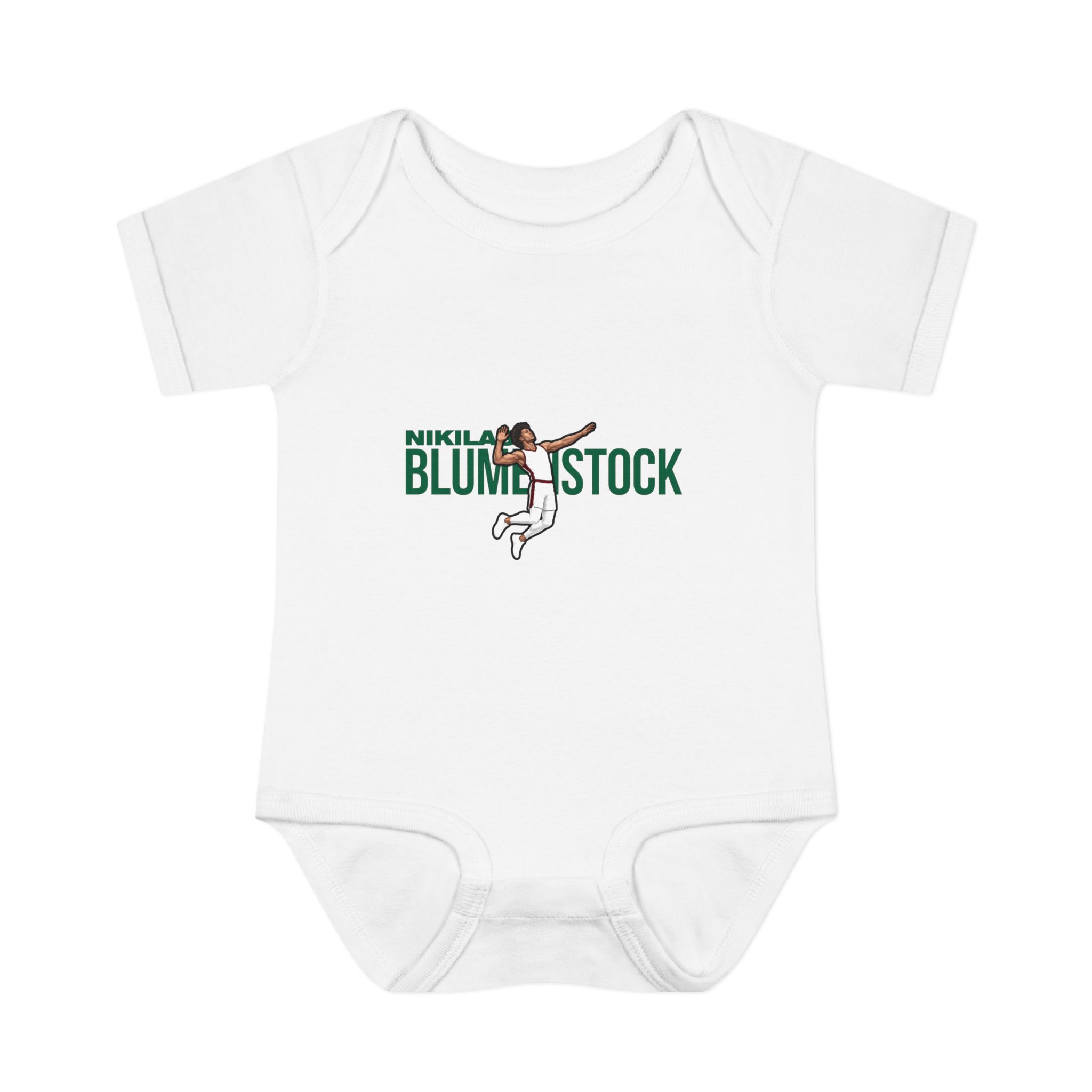 Baby Onesie — character_player_name in White