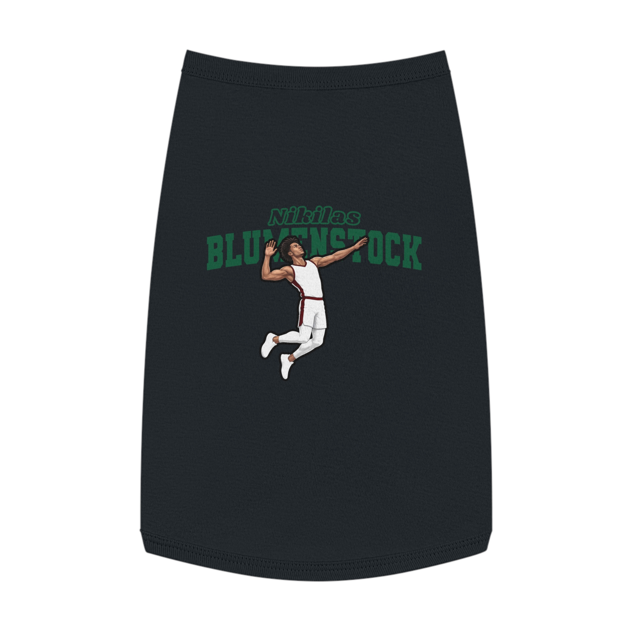 Pet Tank Top — character_name_arch in White