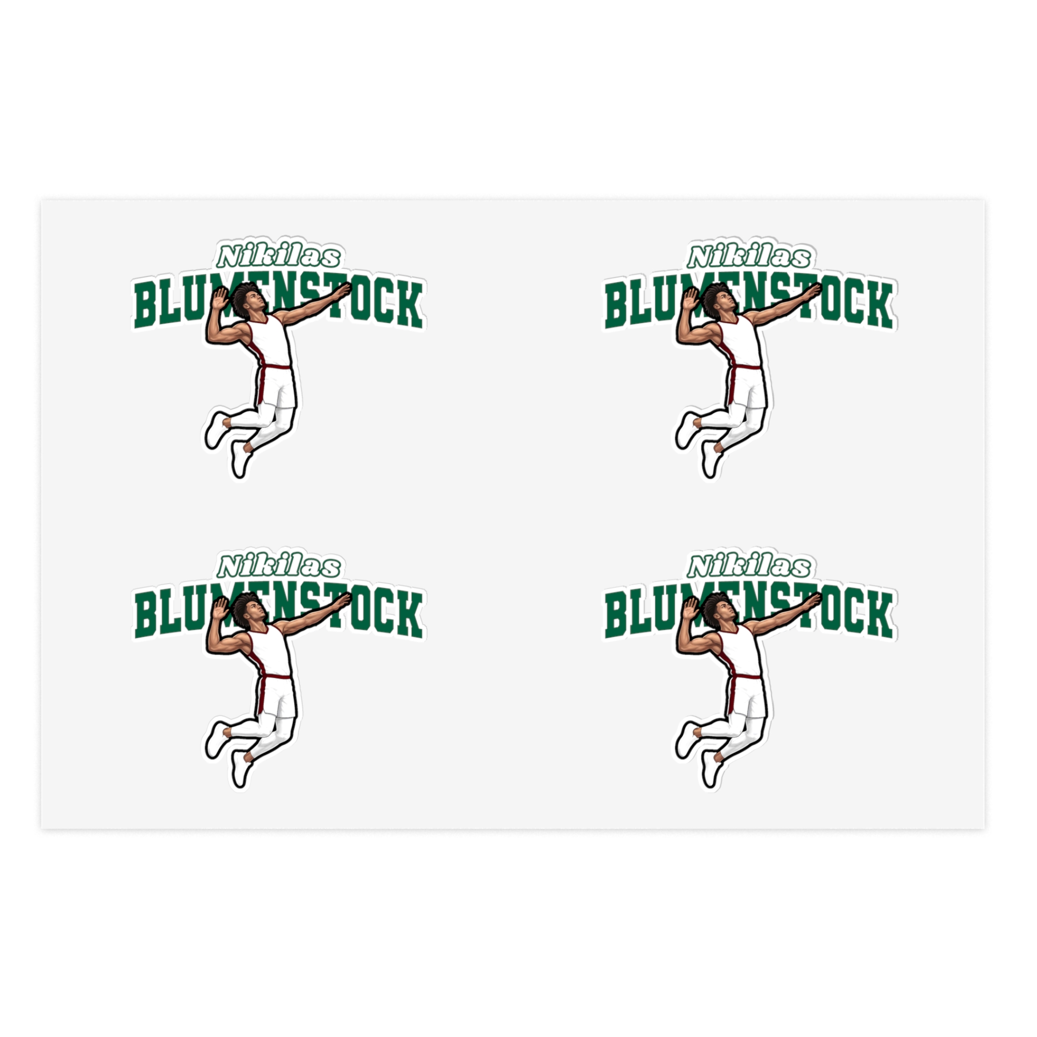 Sticker Sheet — character_name_arch in Classic