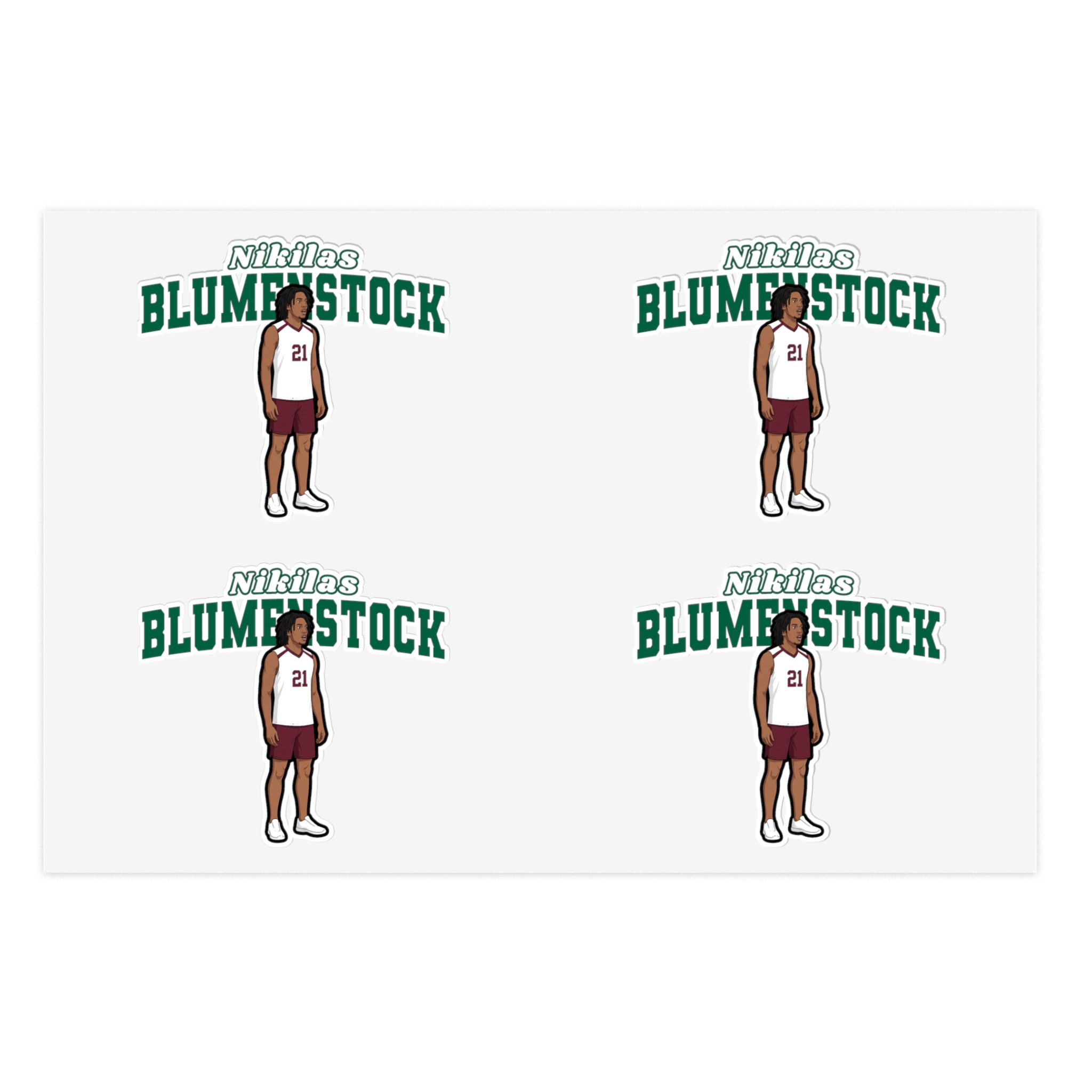 Sticker Sheet — character_name_arch in Classic