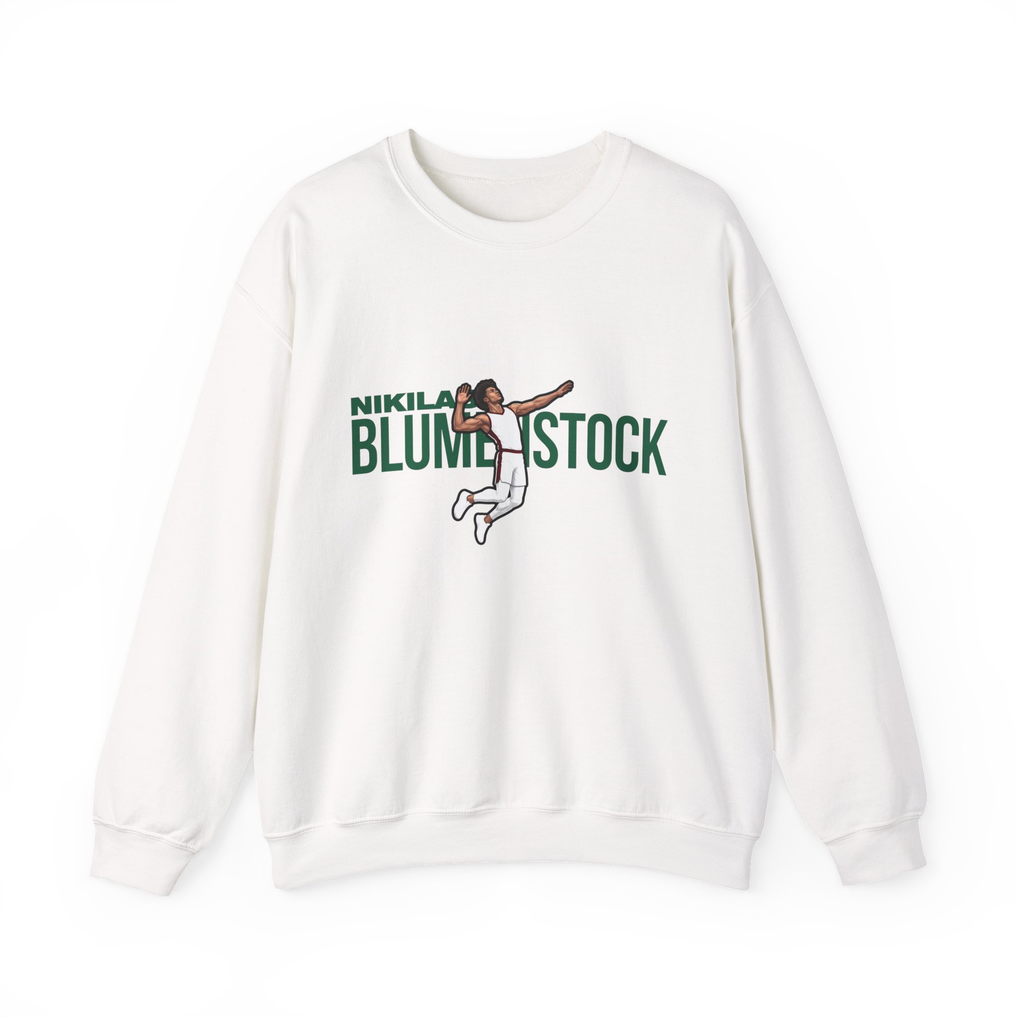 Crewneck Sweatshirt — character_player_name in White