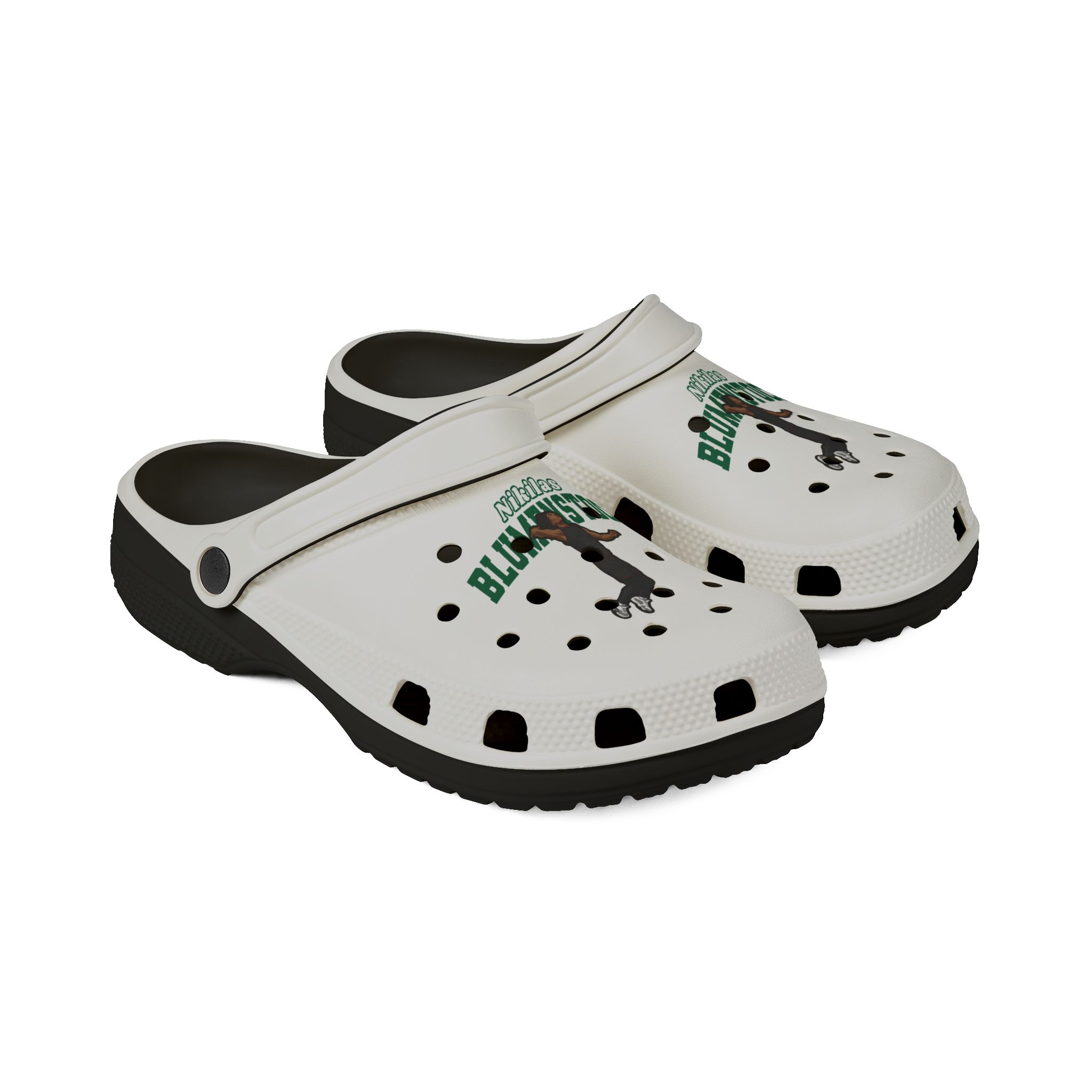 Rubber Clogs — character_name_arch in Black