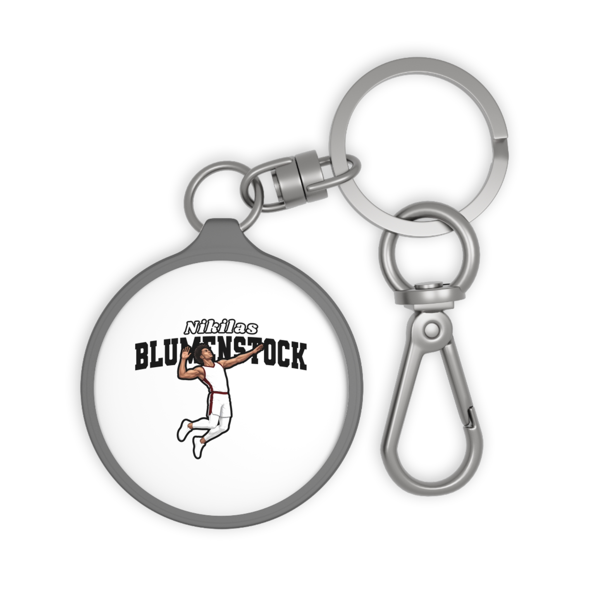Keychain — character_name_arch in Grey