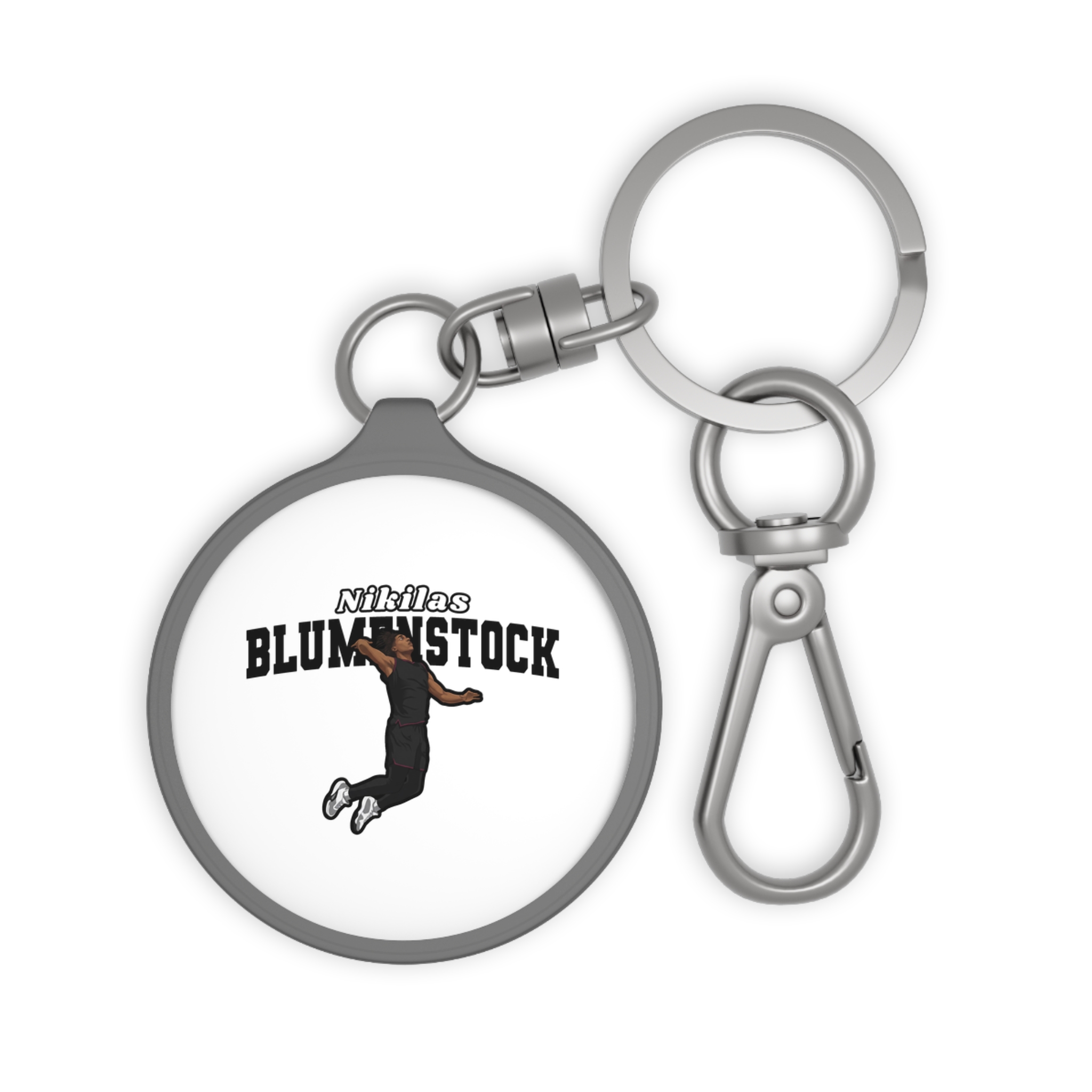 Keychain — character_name_arch in Grey
