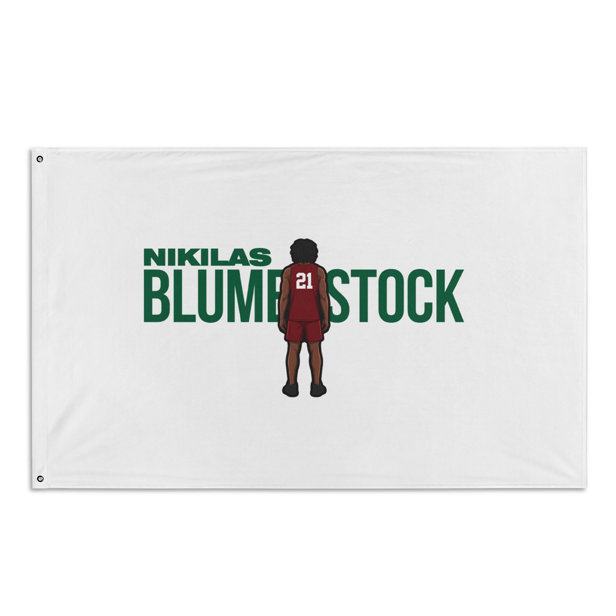 Flag (35 × 56 in) — character_player_name in Classic