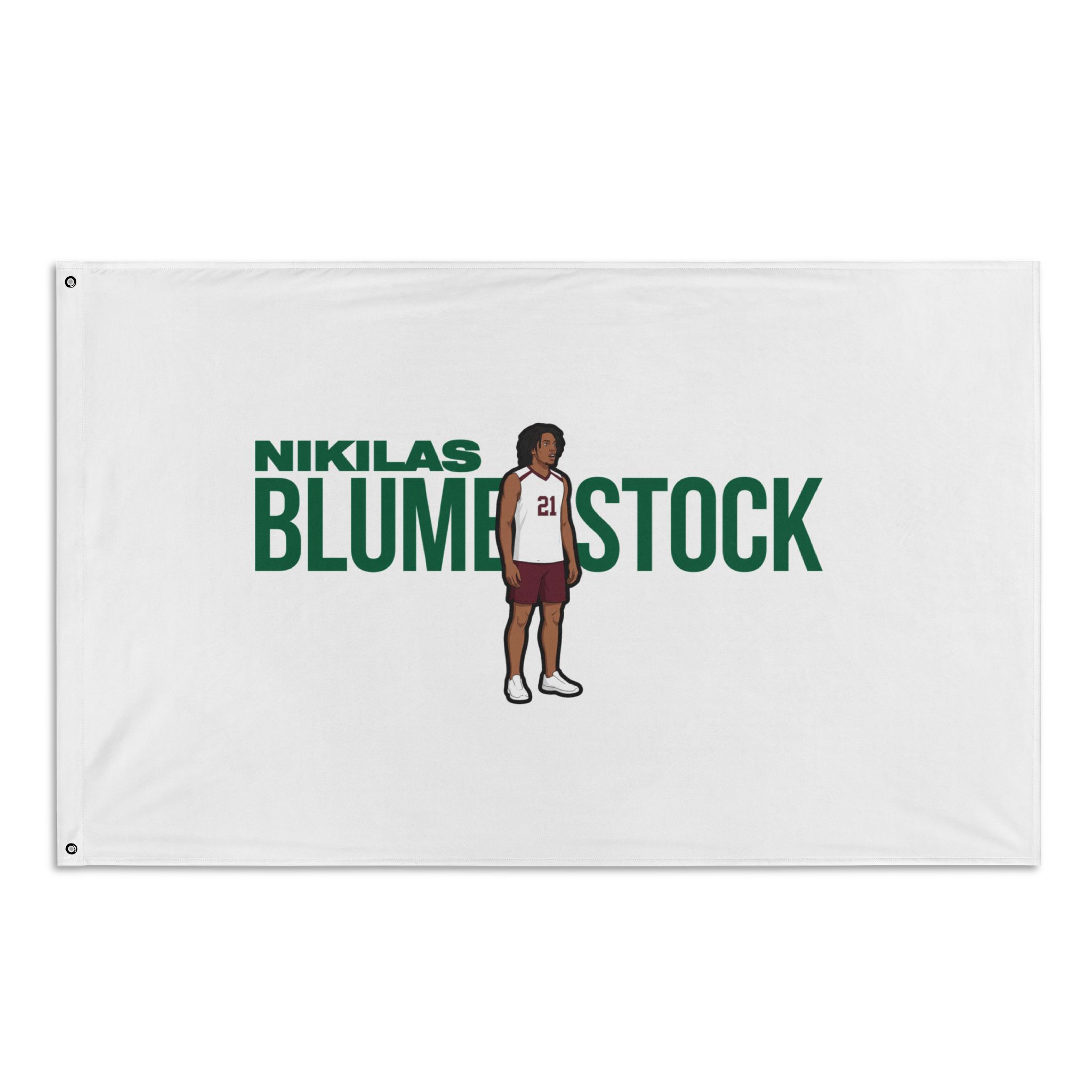 Flag (35 × 56 in) — character_player_name in Classic