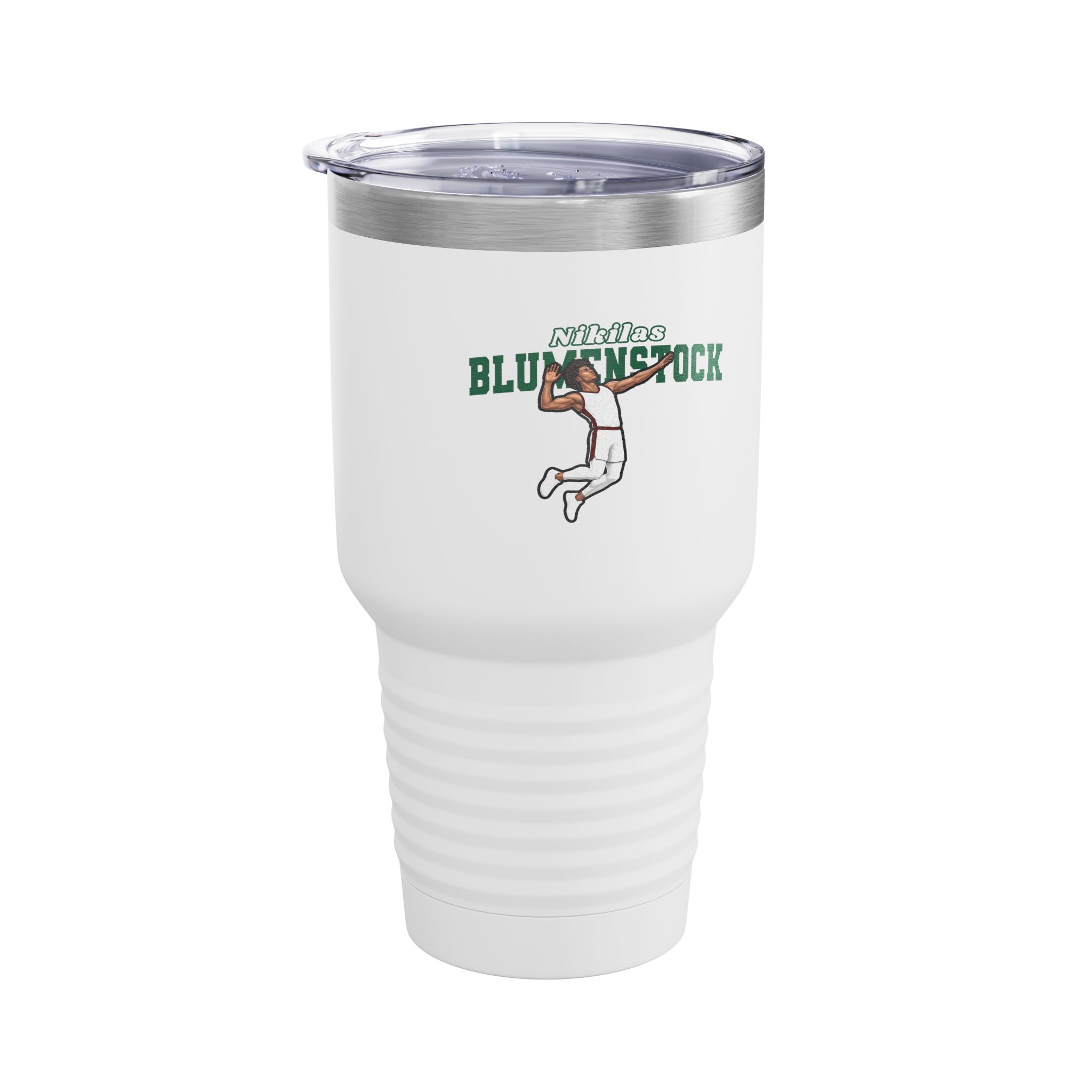 30oz Tumbler — character_name_arch in White
