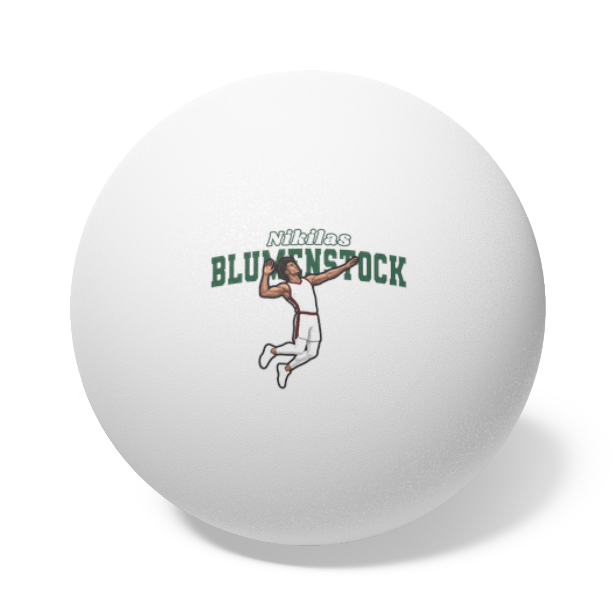 Ping Pong Balls, 6 pcs — character_name_arch in White