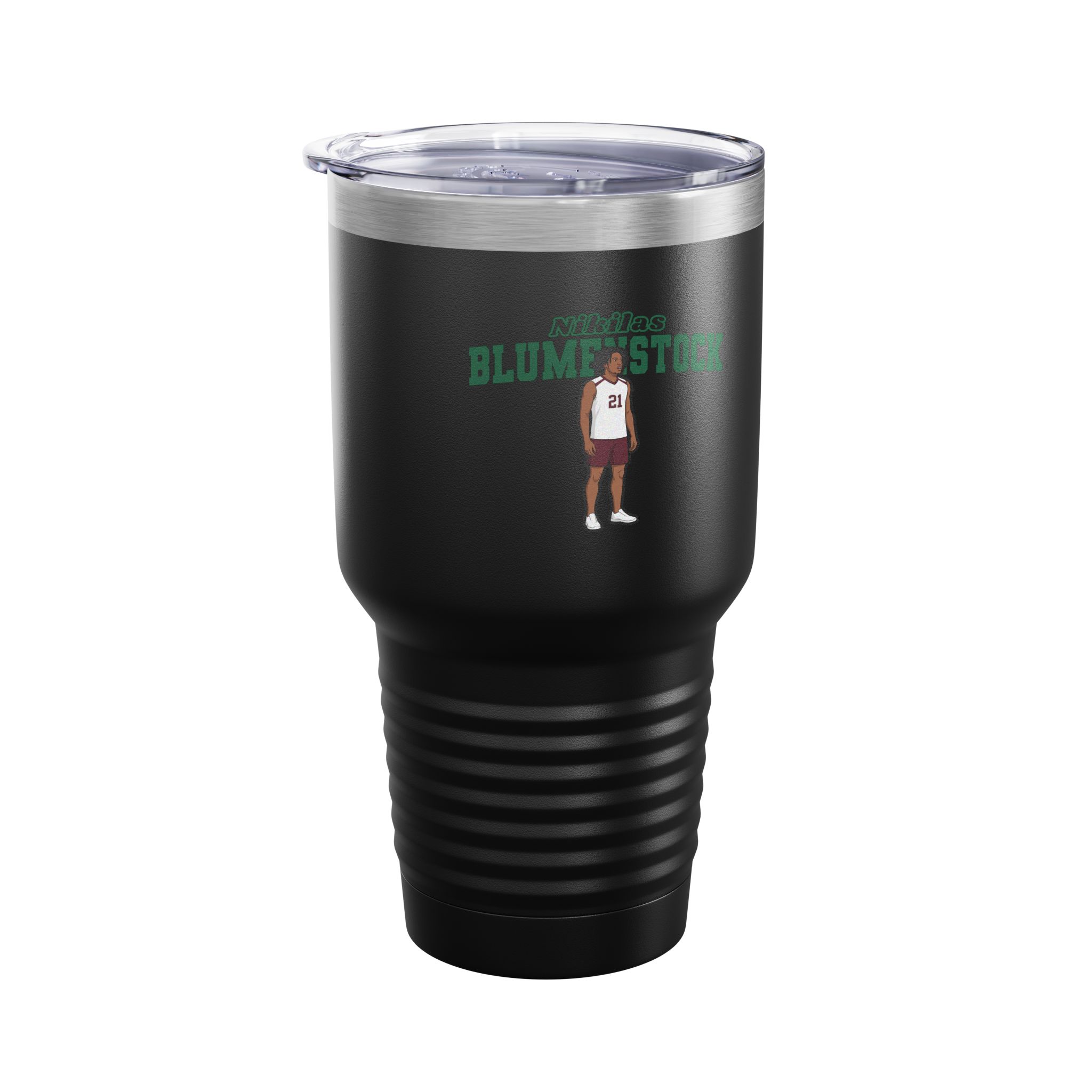 30oz Tumbler — character_name_arch in Black