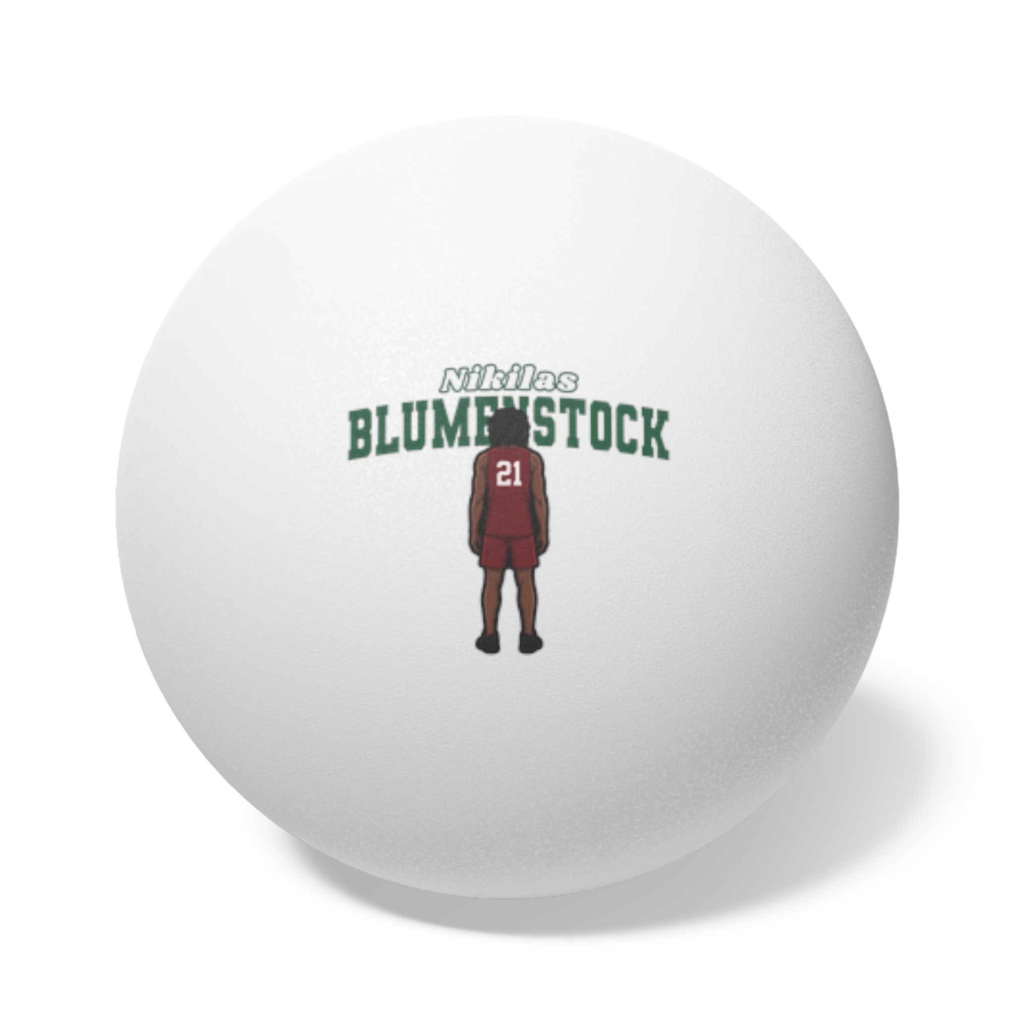 Ping Pong Balls, 6 pcs — character_name_arch in White
