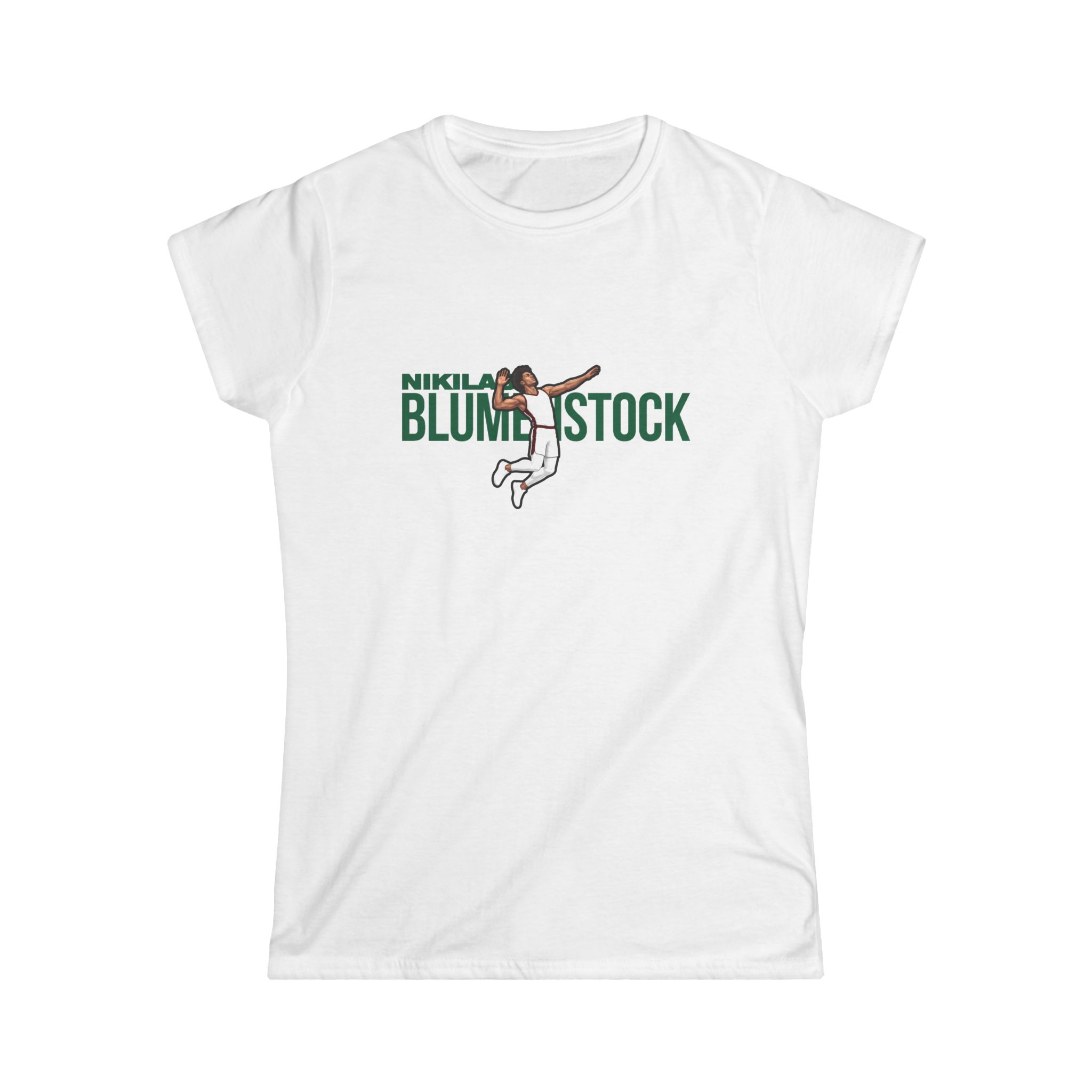 Women's Softstyle Tee — character_player_name in White