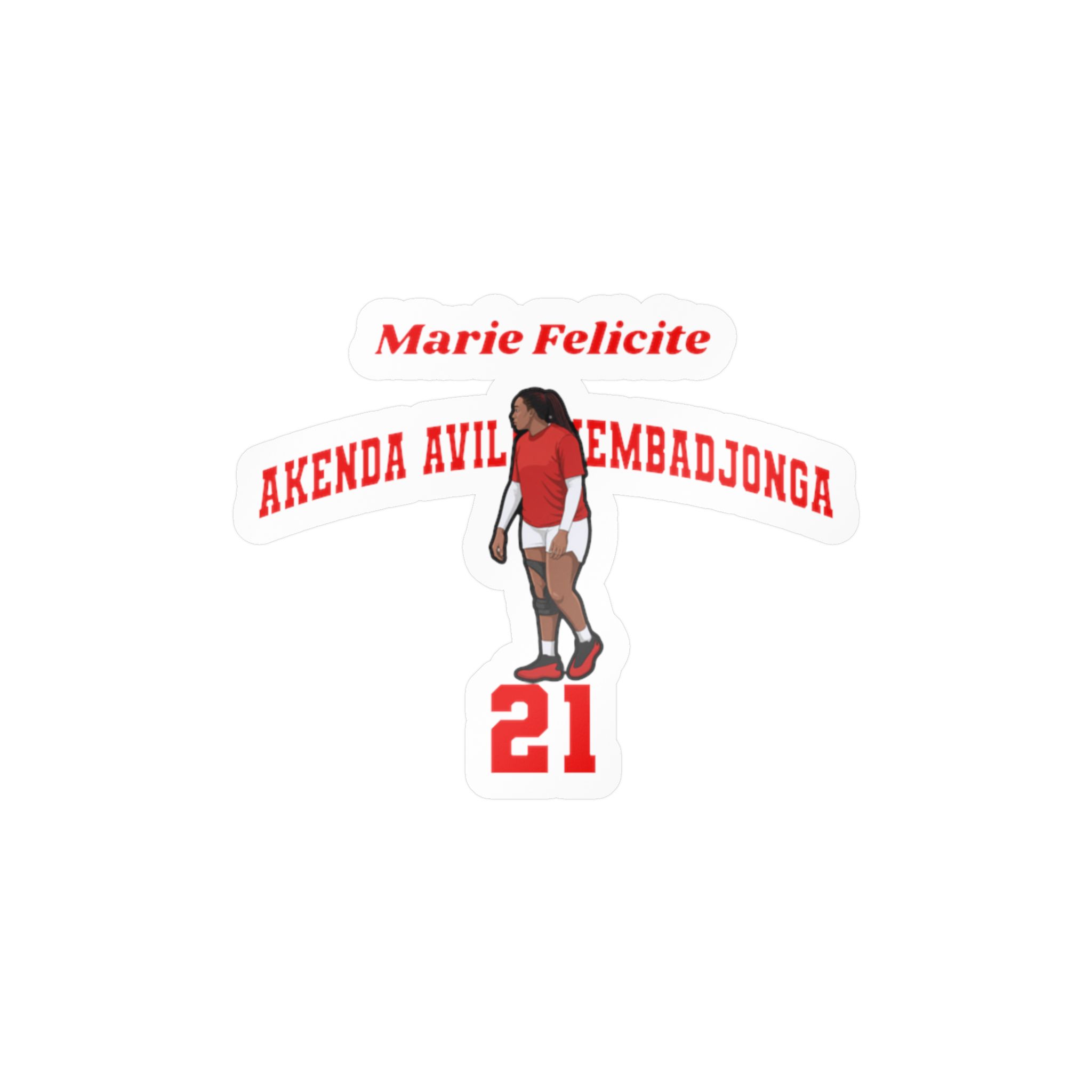 Vinyl Sticker — character_signature_arch in Classic